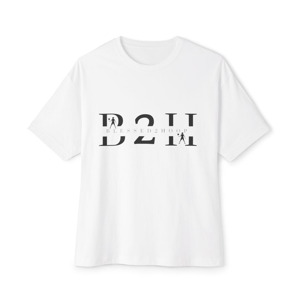 Unisex Boxy Tee - Blessed to Hoop, Trendy Oversized Shirt for Basketball Fans, Casual Wear, Gifts for Sports Enthusiasts, Streetwear Style