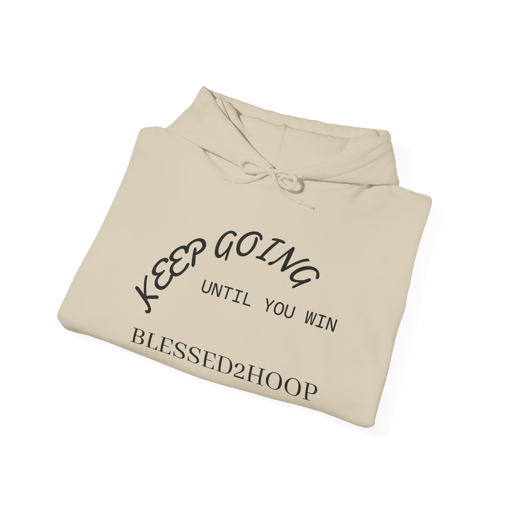 Motivational Hooded Sweatshirt - Keep Going Until You Win, Fitness Apparel, Unisex Hoodie, Inspirational Gifts, Cozy Activewear, [...]