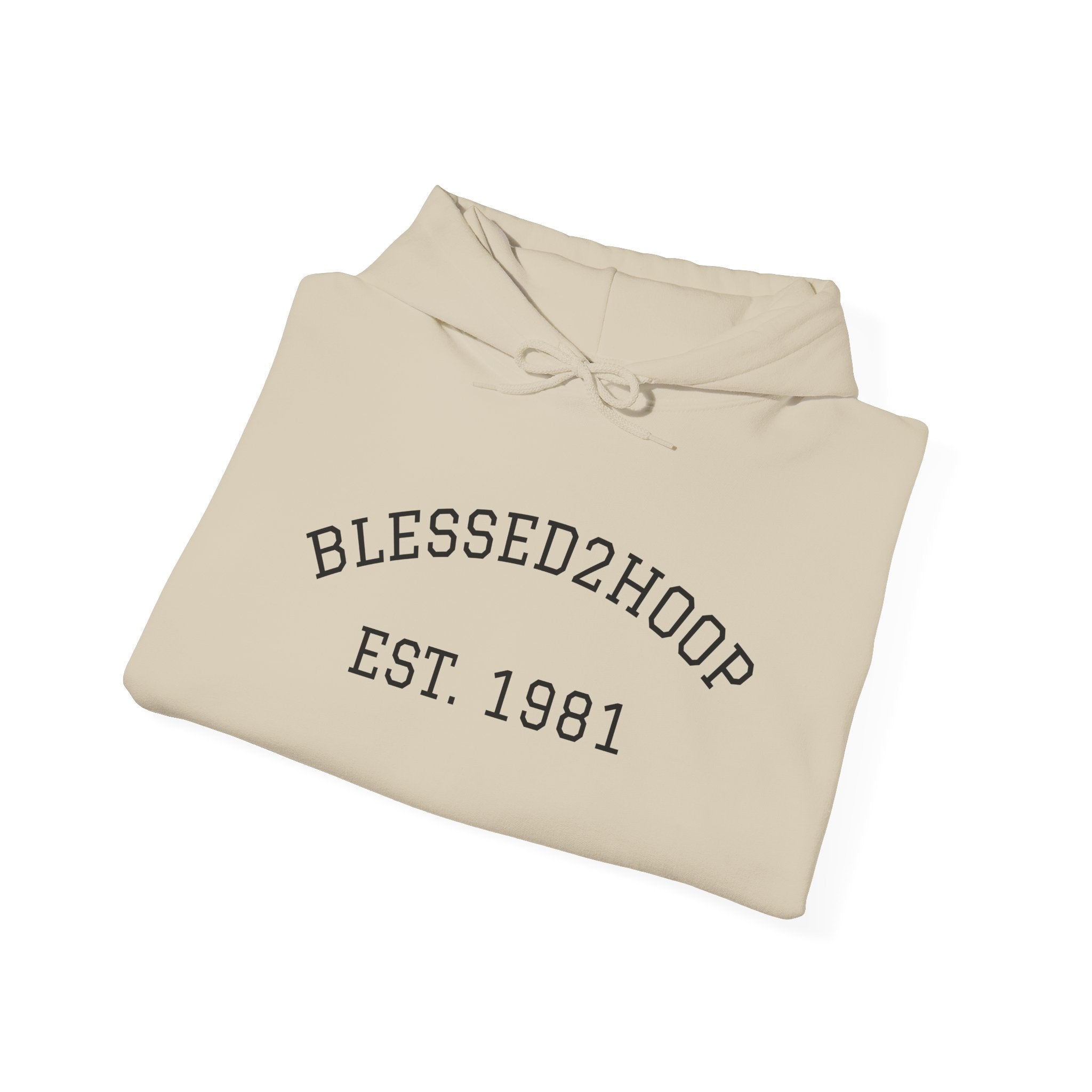 Blessed 2 Hoop Hoodie – Cozy Unisex Sweatshirt for Athletes, Basketball Lovers, and Everyday Comfort