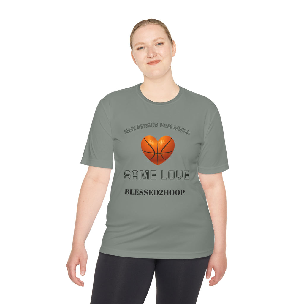 Unisex Basketball Motivational Tee - Same Love, Blessed2Hoop, Sportswear, Fitness Gift, Athletic Apparel, Team Spirit Shirt
