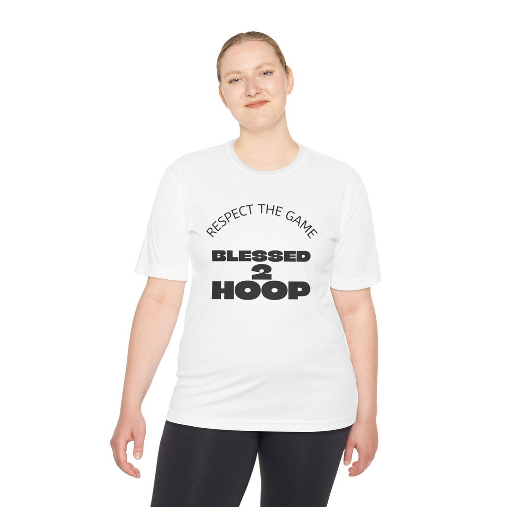 Unisex Athletic Tee - "Blessed 2 Hoop" Sports Shirt, Basketball Clothing, Fitness Wear, Gym Gear, Activewear for Sports Lovers