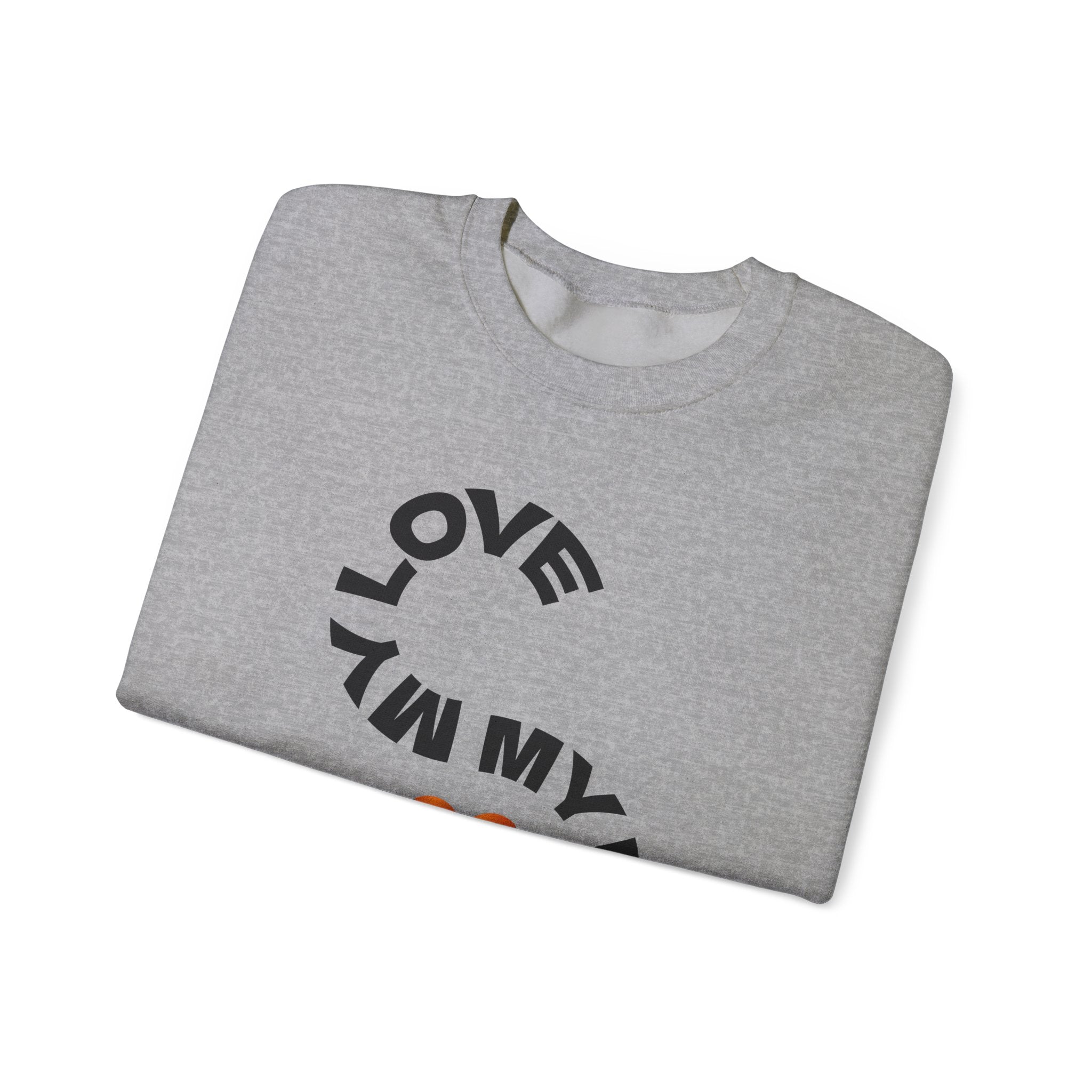 Love My Passion Unisex Crewneck Sweatshirt, Cozy Graphic Sweatshirt, Gift for Creatives, Casual Wear, Street Style