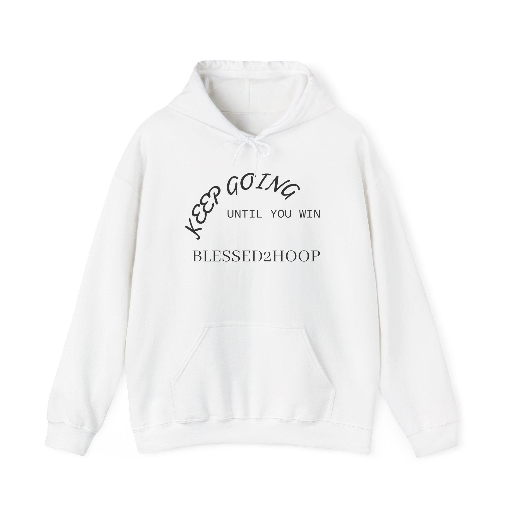 Motivational Hooded Sweatshirt - Keep Going Until You Win, Fitness Apparel, Unisex Hoodie, Inspirational Gifts, Cozy Activewear, [...]