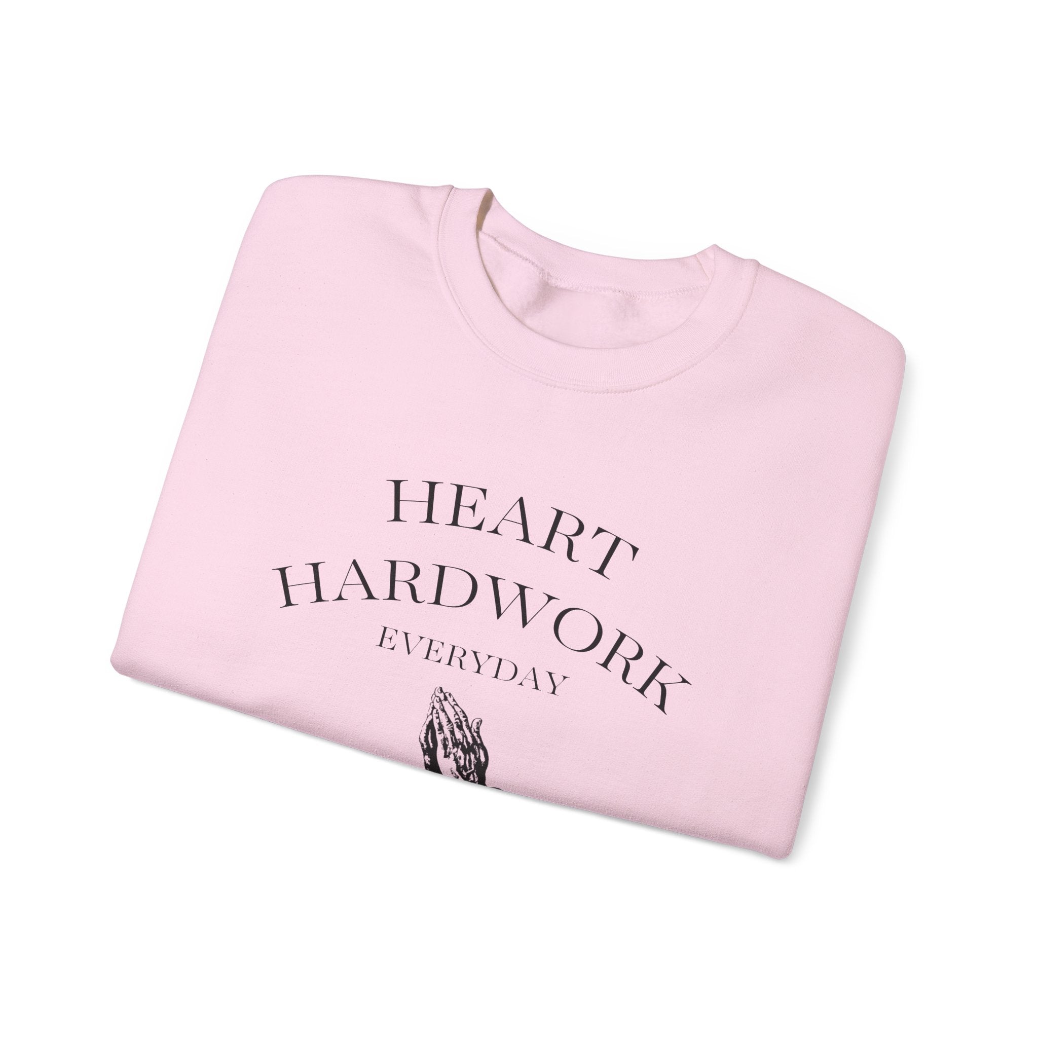 Heart Hardwork Unisex Crewneck Sweatshirt - Cozy Everyday Essential, Gift for Him/Her, Casual Style, Layering Must-Have