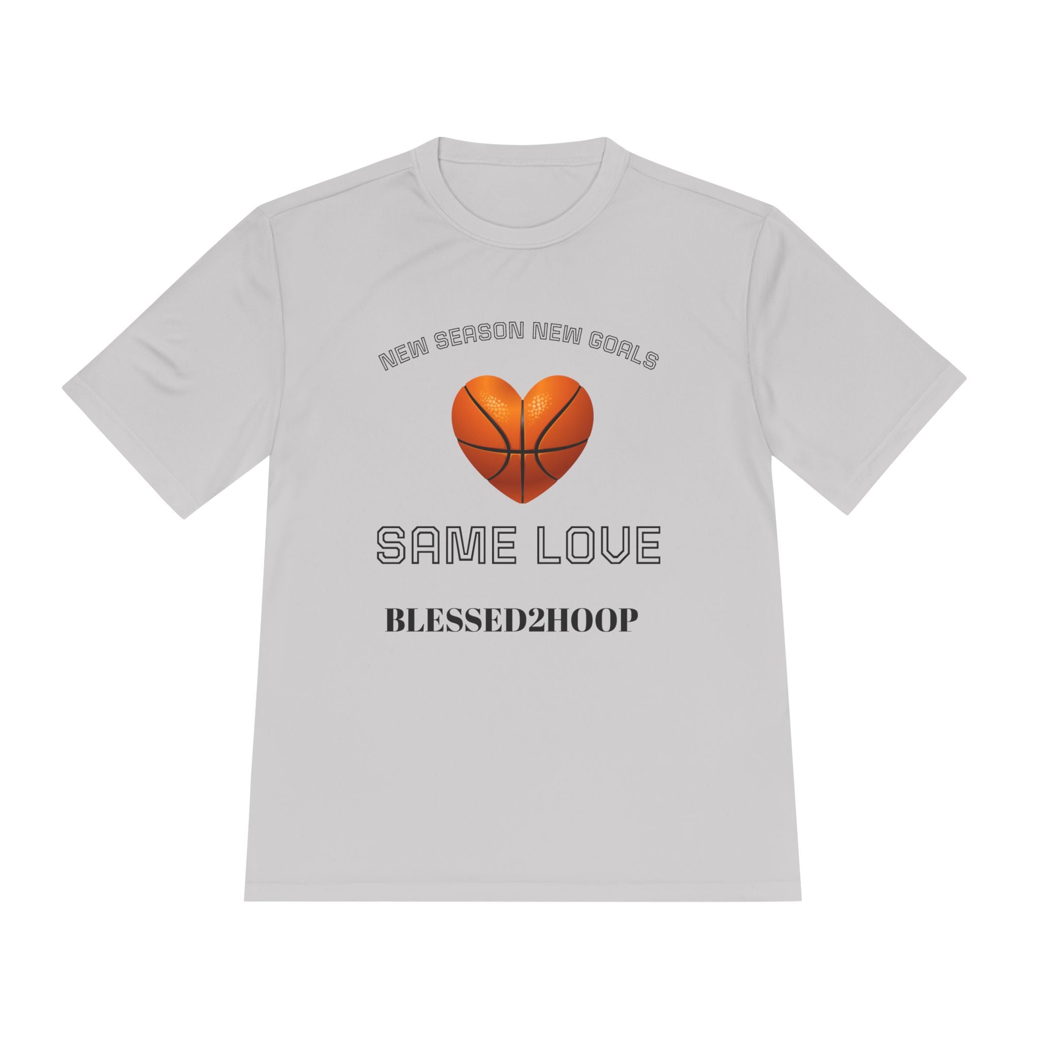 Unisex Basketball Motivational Tee - Same Love, Blessed2Hoop, Sportswear, Fitness Gift, Athletic Apparel, Team Spirit Shirt