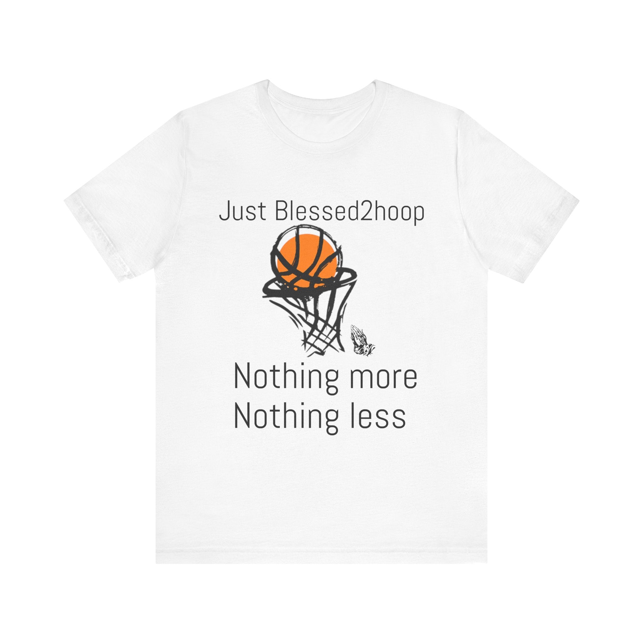 Just Blessed2hoop Unisex Tee - Perfect for Basketball Lovers, Sports Fans, Gifts for Athletes, Casual Wear, Team Spirit