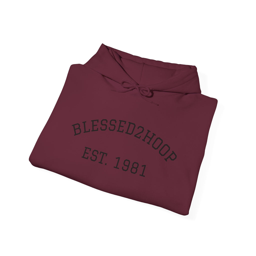 Blessed 2 Hoop Hoodie – Cozy Unisex Sweatshirt for Athletes, Basketball Lovers, and Everyday Comfort