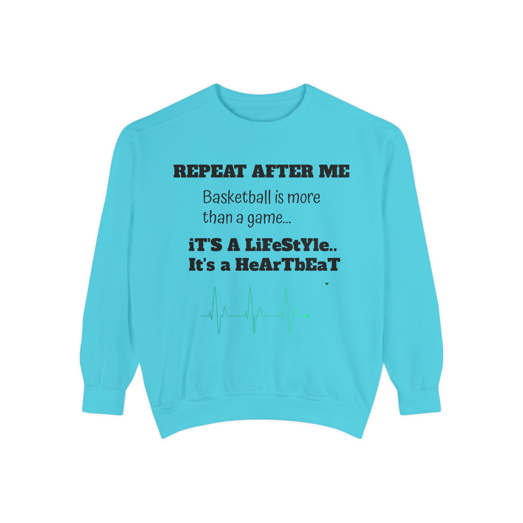 Basketball Lifestyle Sweatshirt, Unisex Garment-Dyed Crewneck Sweater, Sports Apparel, Unique Gift for Athletes, Casual Wear, [...]