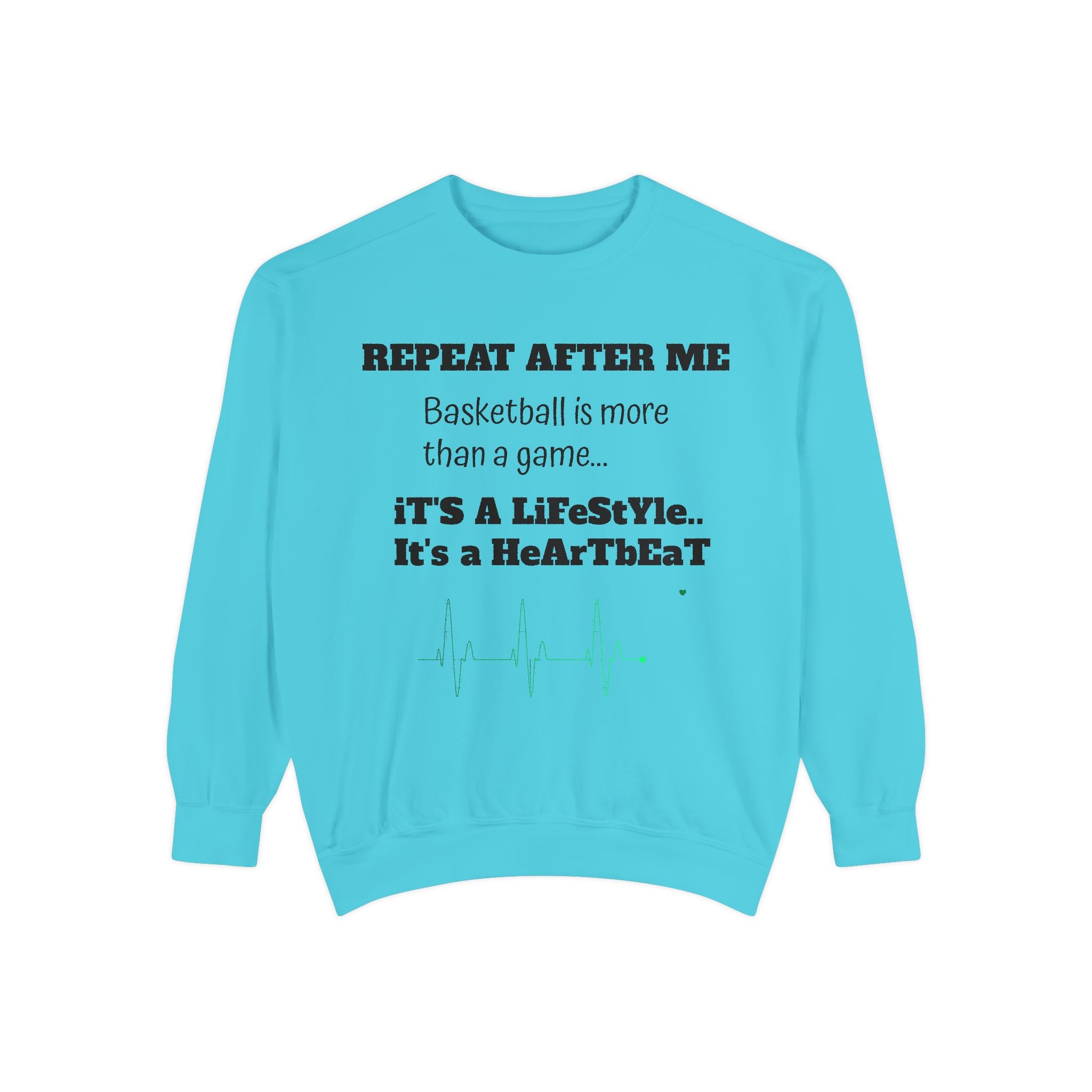 Basketball Lifestyle Sweatshirt, Unisex Garment-Dyed Crewneck Sweater, Sports Apparel, Unique Gift for Athletes, Casual Wear, [...]