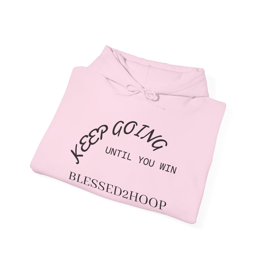 Motivational Hooded Sweatshirt - Keep Going Until You Win, Fitness Apparel, Unisex Hoodie, Inspirational Gifts, Cozy Activewear, [...]