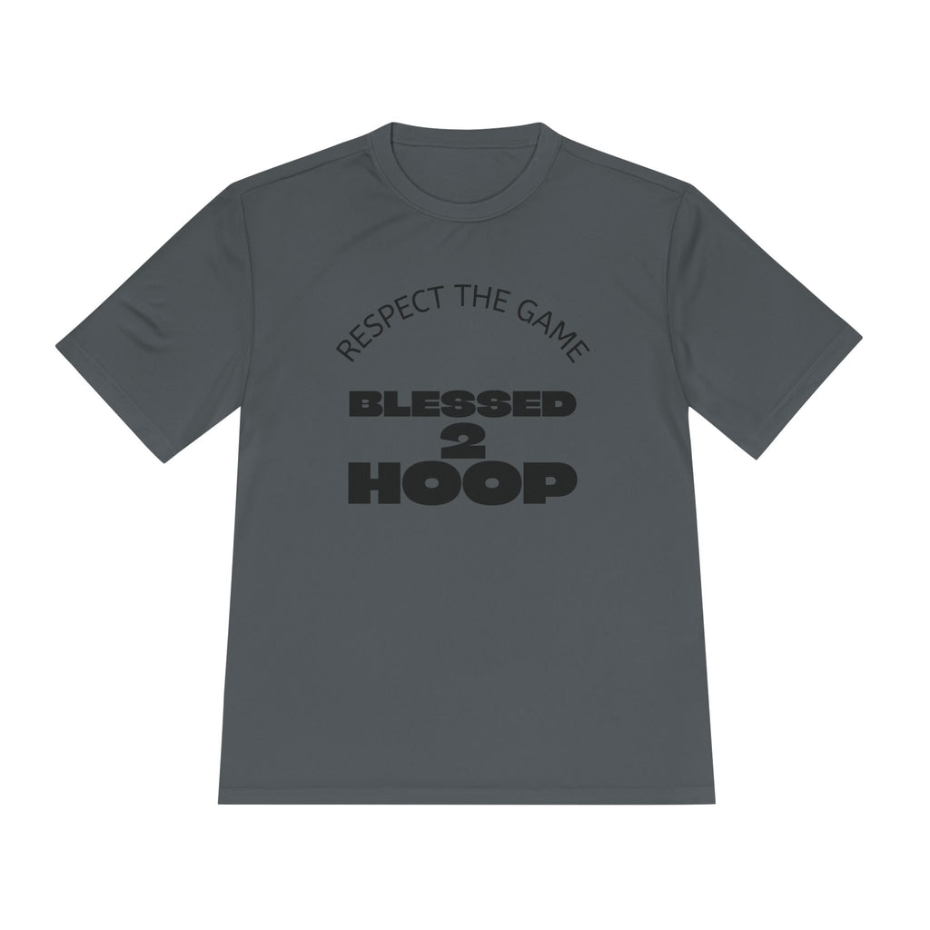 Unisex Athletic Tee - "Blessed 2 Hoop" Sports Shirt, Basketball Clothing, Fitness Wear, Gym Gear, Activewear for Sports Lovers