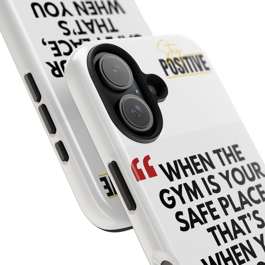 Motivational Phone Case, Inspirational Tough Phone Cases for Gym Lovers, Blessed to Hoop Case, Sports Gifts, Positive Vibes