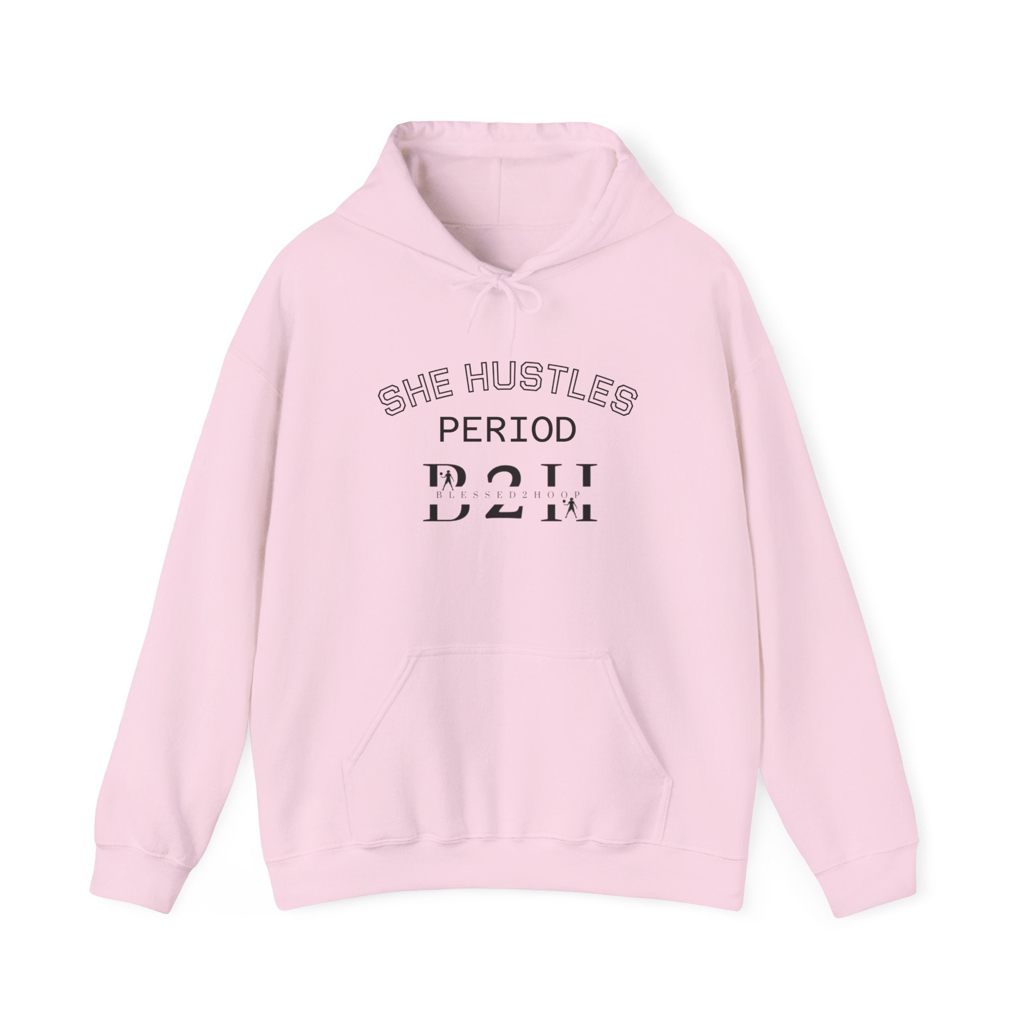 She Hustles Hoodie | Motivational Unisex Sweatshirt | Lifestyle Gift | Empowering Activewear | Casual Wear | Perfect for Every Day