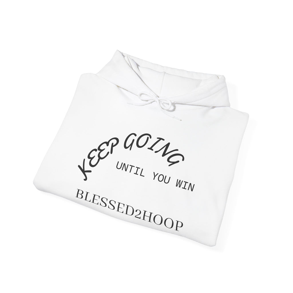 Motivational Hooded Sweatshirt - Keep Going Until You Win, Fitness Apparel, Unisex Hoodie, Inspirational Gifts, Cozy Activewear, [...]