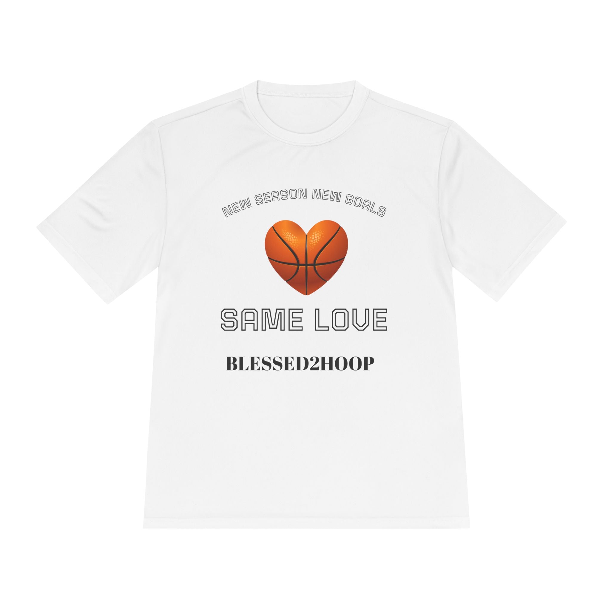 Unisex Basketball Motivational Tee - Same Love, Blessed2Hoop, Sportswear, Fitness Gift, Athletic Apparel, Team Spirit Shirt