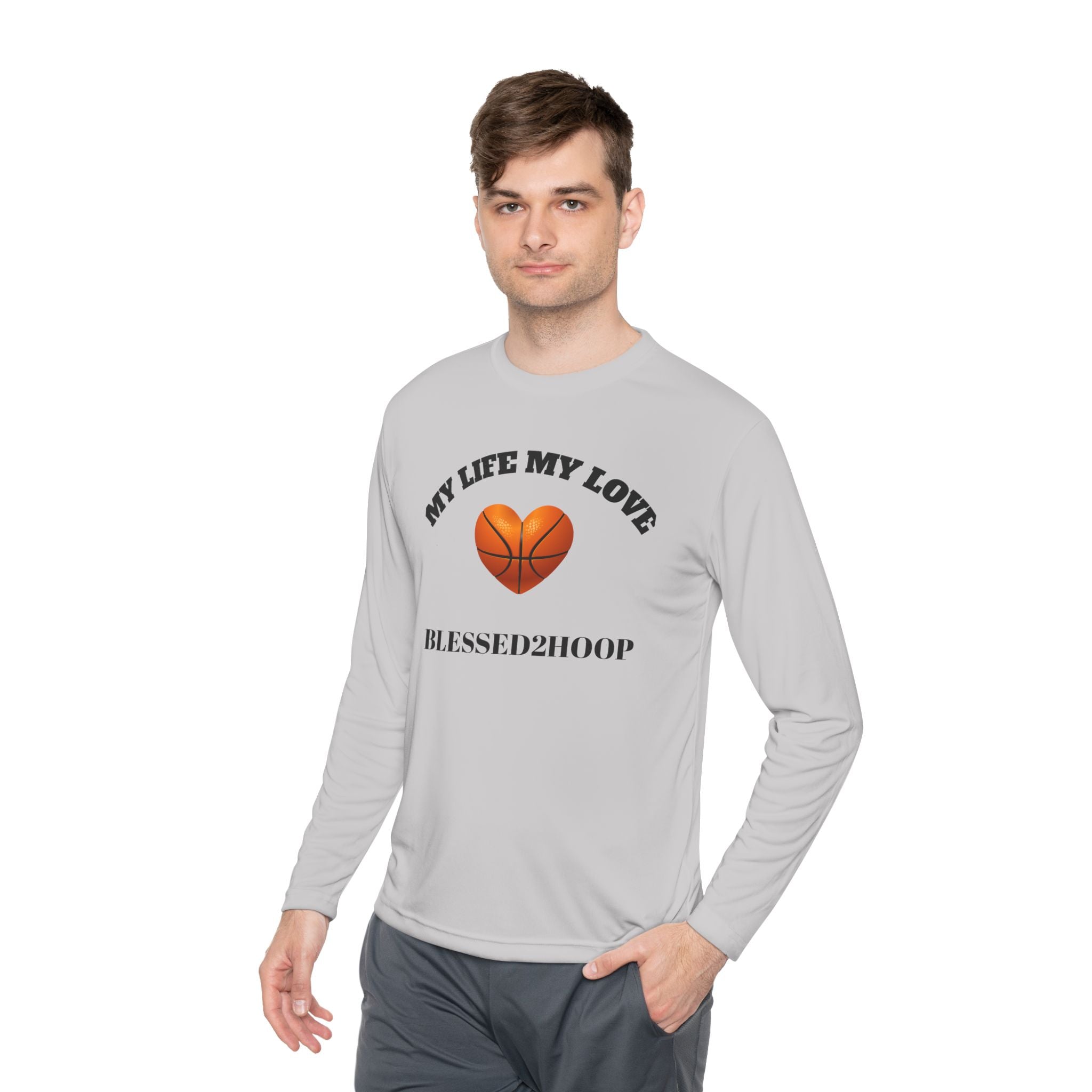 Unisex Basketball Long Sleeve Tee - Perfect Gift for Sports Lovers, Casual Wear, Team Spirit, Fitness Enthusiasts, Birthday