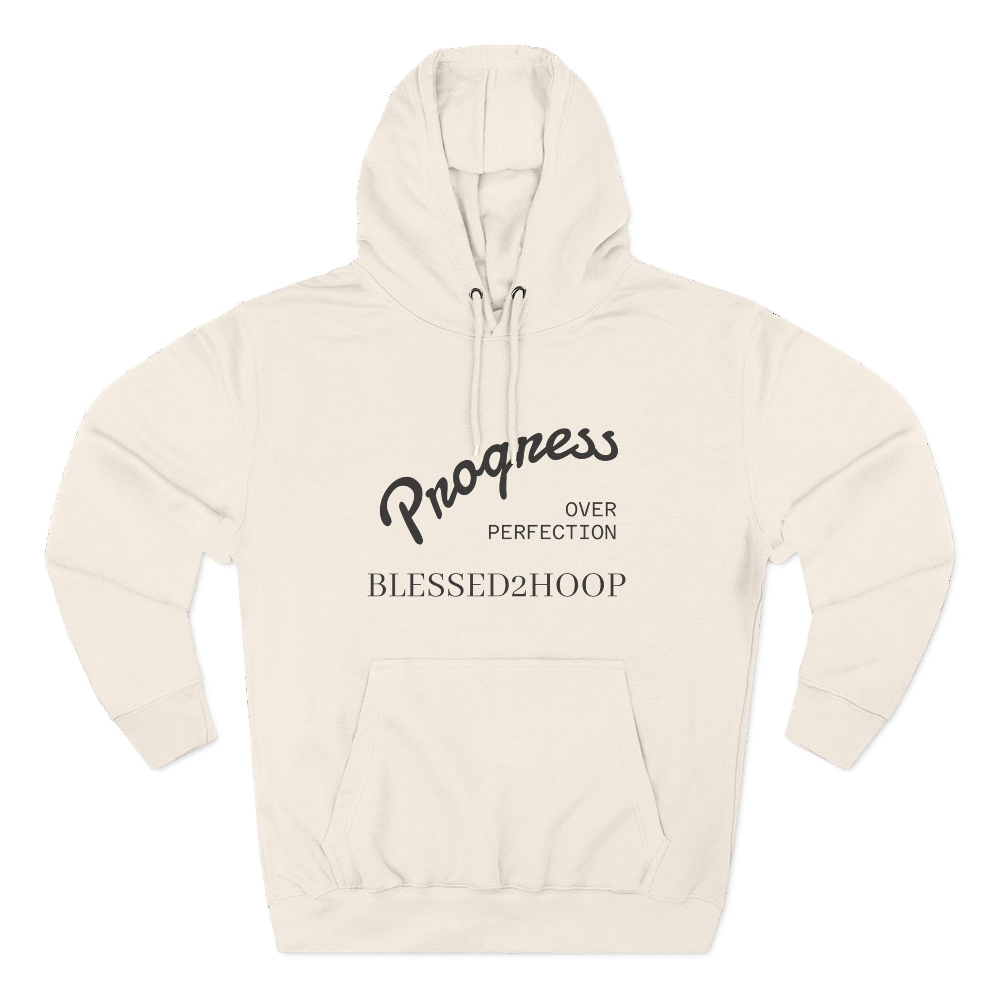 Three-Panel Fleece Hoodie