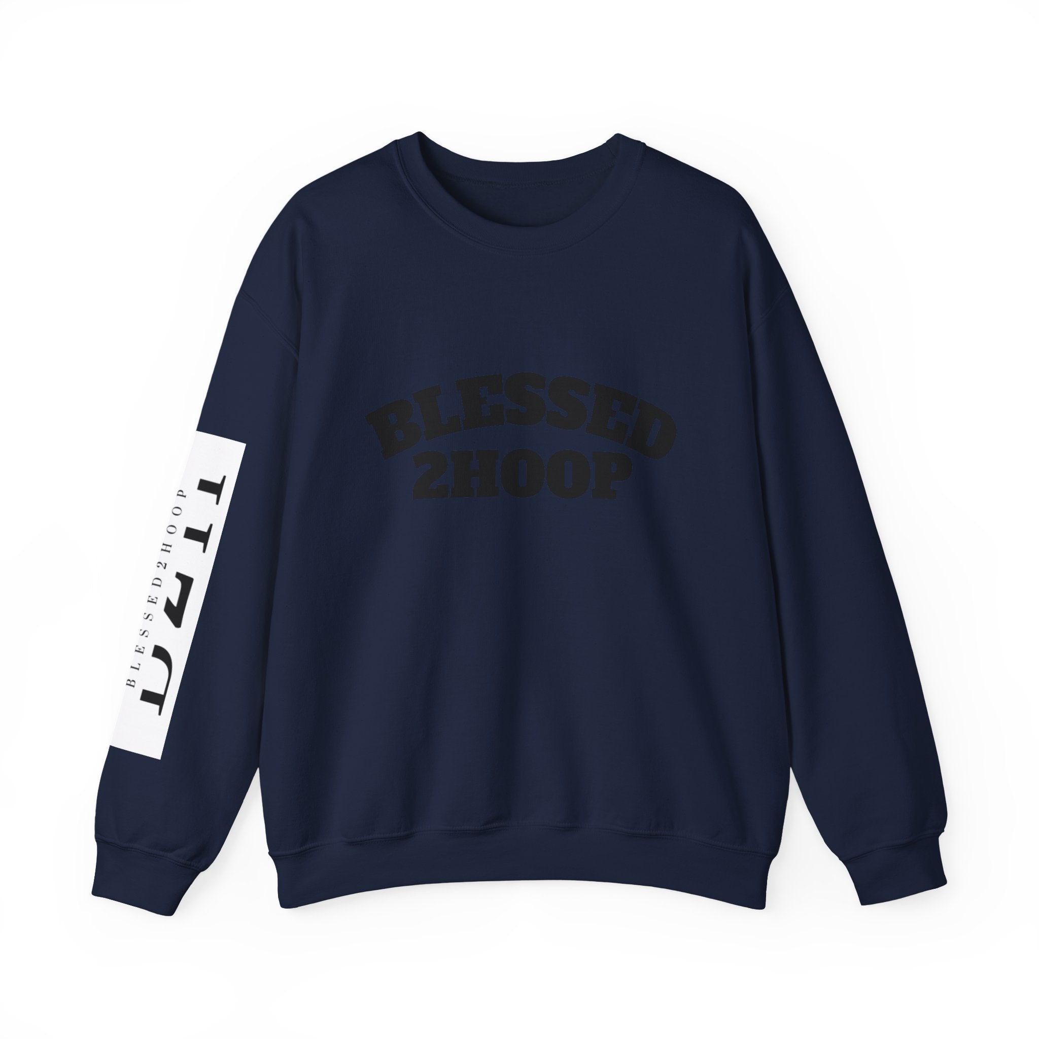 Blessed 2 Hoop Sweatshirt - Unisex Heavy Blend Crewneck, Comfortable, Casual Wear, Perfect for Athletes, Gifts for Basketball Lovers