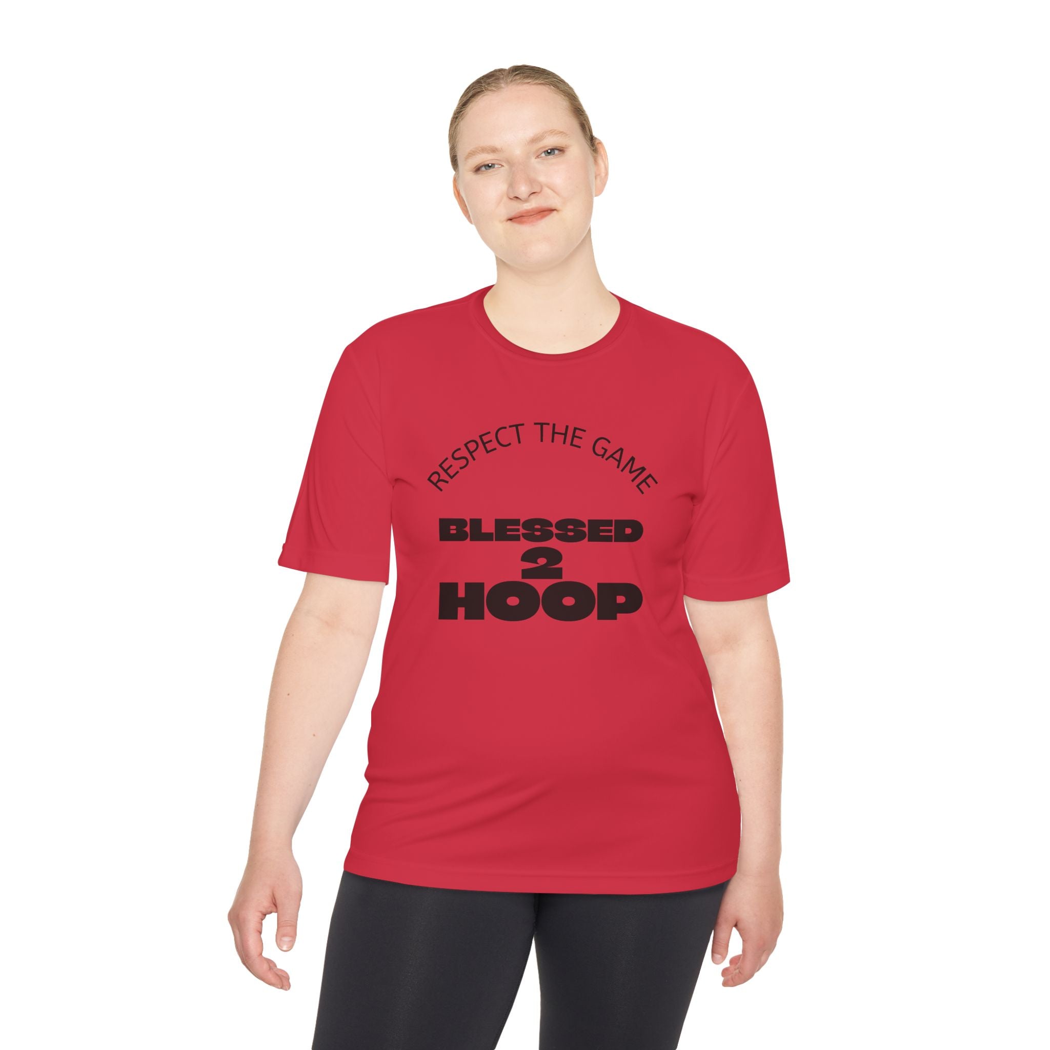 Unisex Athletic Tee - "Blessed 2 Hoop" Sports Shirt, Basketball Clothing, Fitness Wear, Gym Gear, Activewear for Sports Lovers