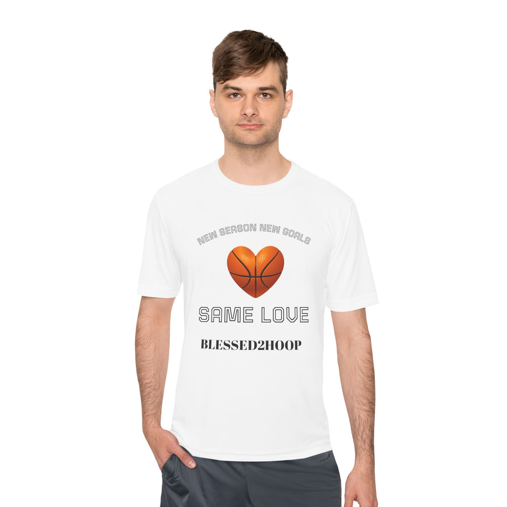 Unisex Basketball Motivational Tee - Same Love, Blessed2Hoop, Sportswear, Fitness Gift, Athletic Apparel, Team Spirit Shirt