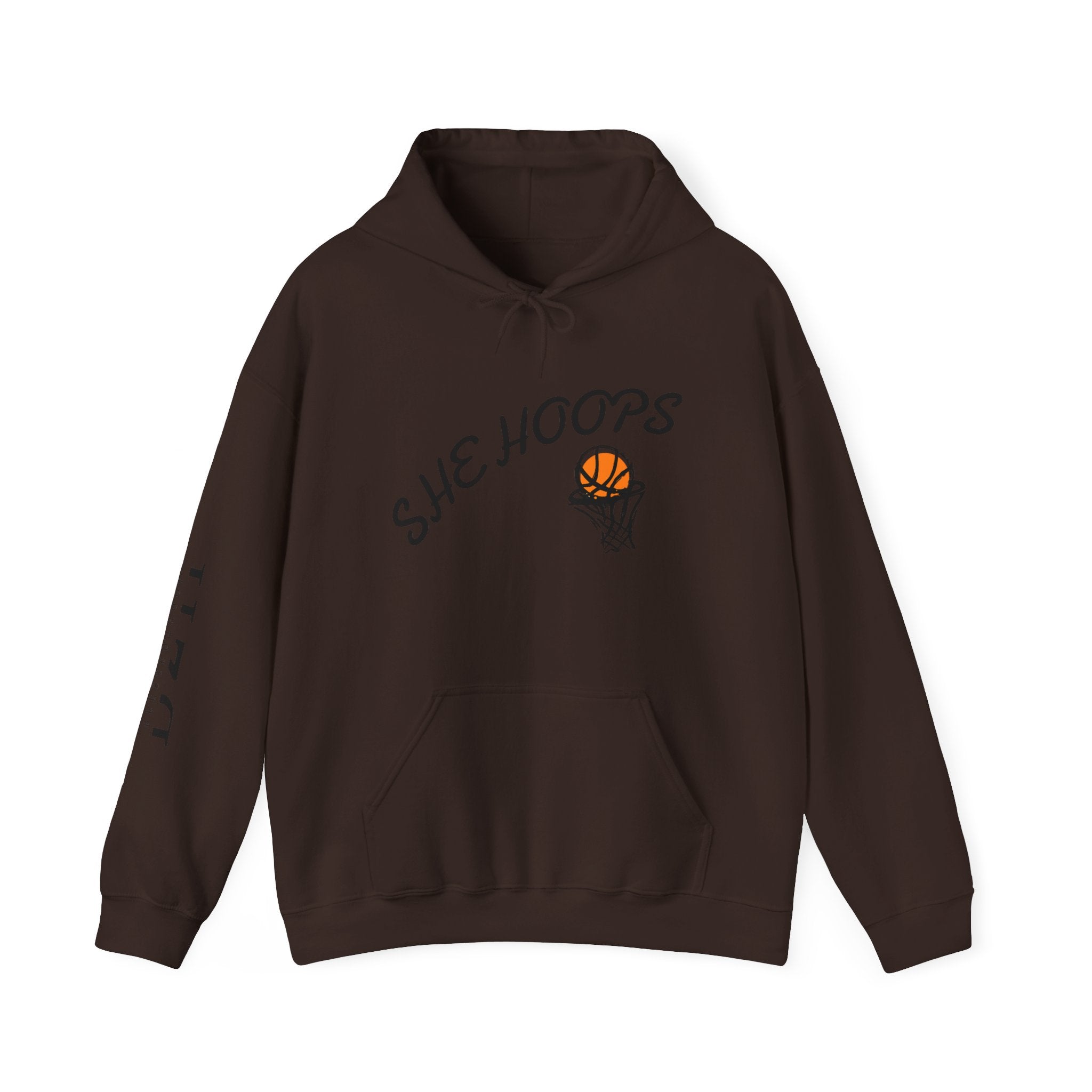 She Hoops Unisex Heavy Blend™ Hoodie - Perfect for Basketball Lovers, Sports Fans, Gift for Her, Athleisure Wear, Cozy Streetwear