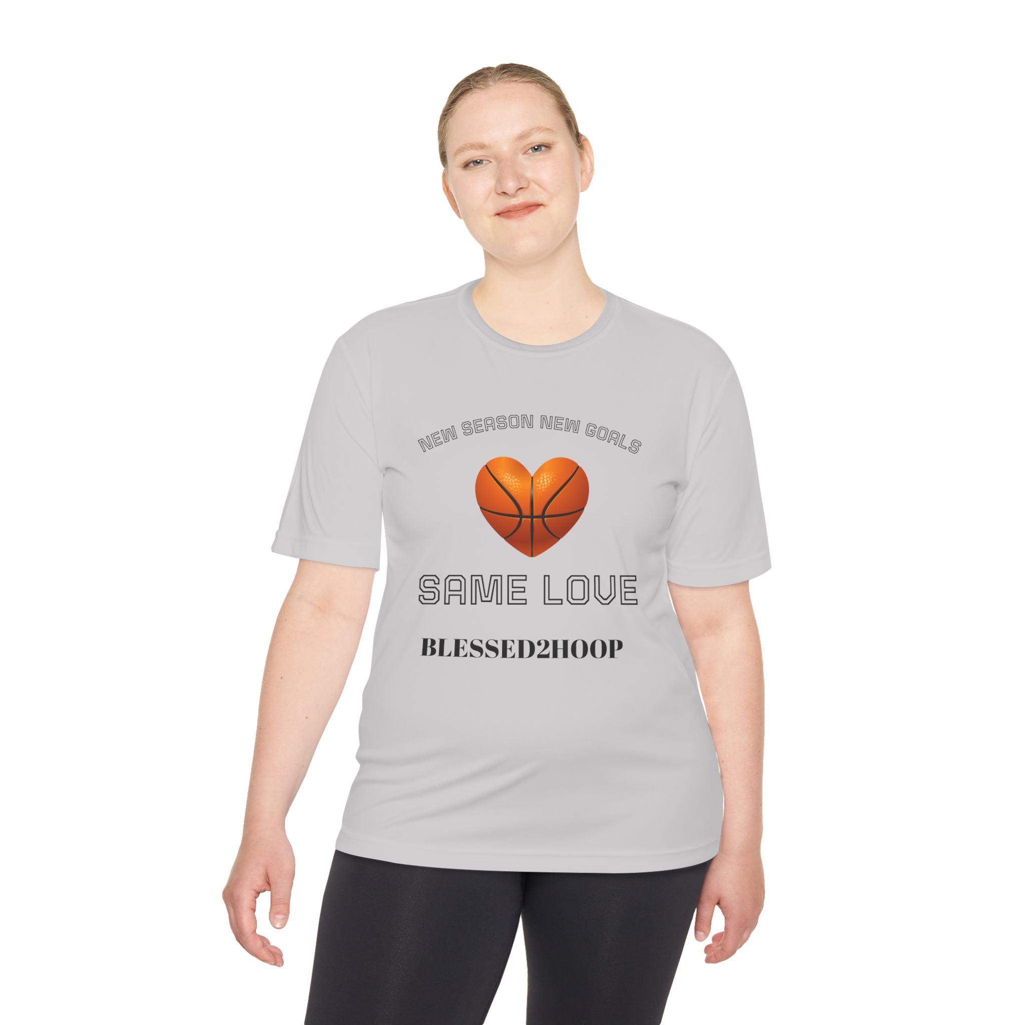 Unisex Basketball Motivational Tee - Same Love, Blessed2Hoop, Sportswear, Fitness Gift, Athletic Apparel, Team Spirit Shirt