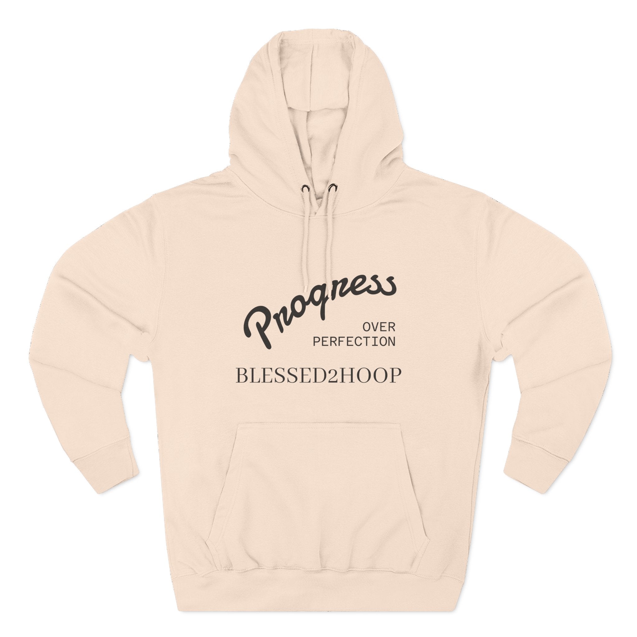 Three-Panel Fleece Hoodie