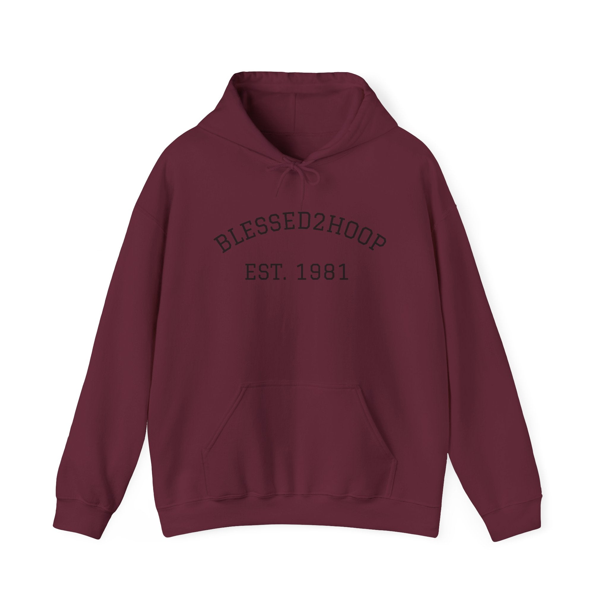 Blessed 2 Hoop Hoodie – Cozy Unisex Sweatshirt for Athletes, Basketball Lovers, and Everyday Comfort