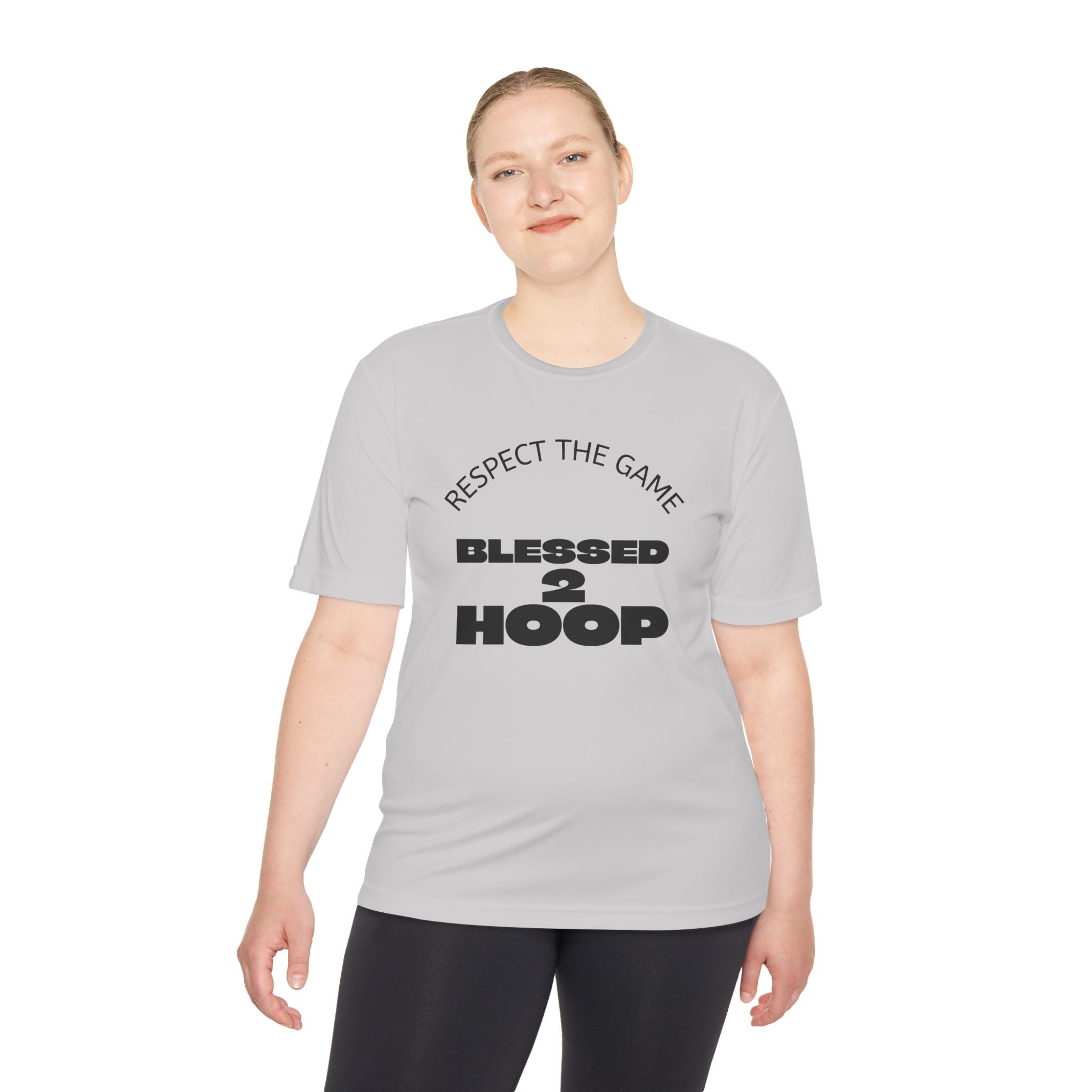 Unisex Athletic Tee - "Blessed 2 Hoop" Sports Shirt, Basketball Clothing, Fitness Wear, Gym Gear, Activewear for Sports Lovers