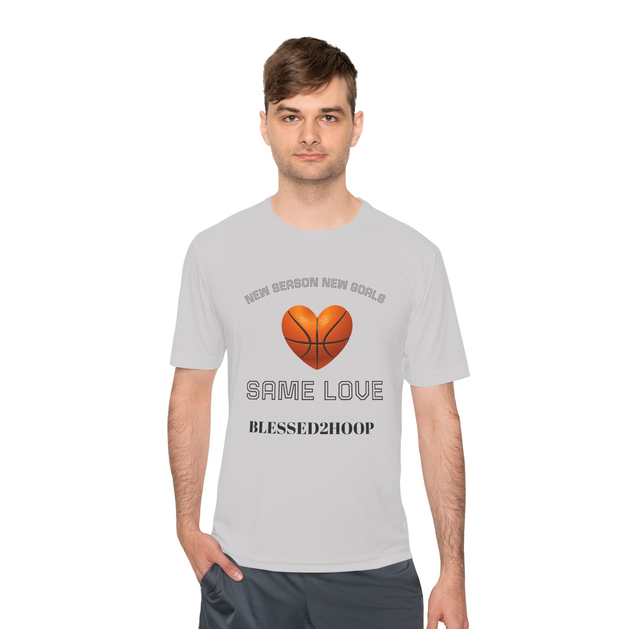 Unisex Basketball Motivational Tee - Same Love, Blessed2Hoop, Sportswear, Fitness Gift, Athletic Apparel, Team Spirit Shirt