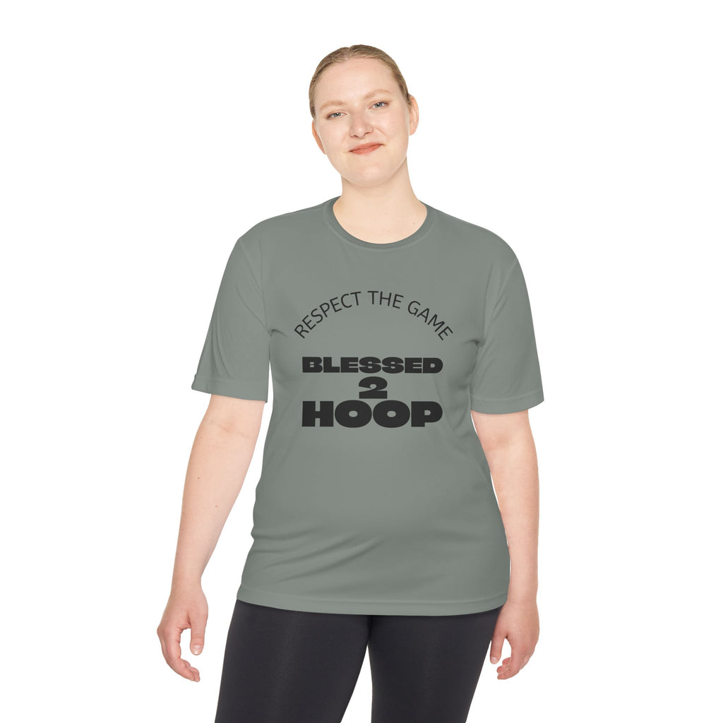 Unisex Athletic Tee - "Blessed 2 Hoop" Sports Shirt, Basketball Clothing, Fitness Wear, Gym Gear, Activewear for Sports Lovers