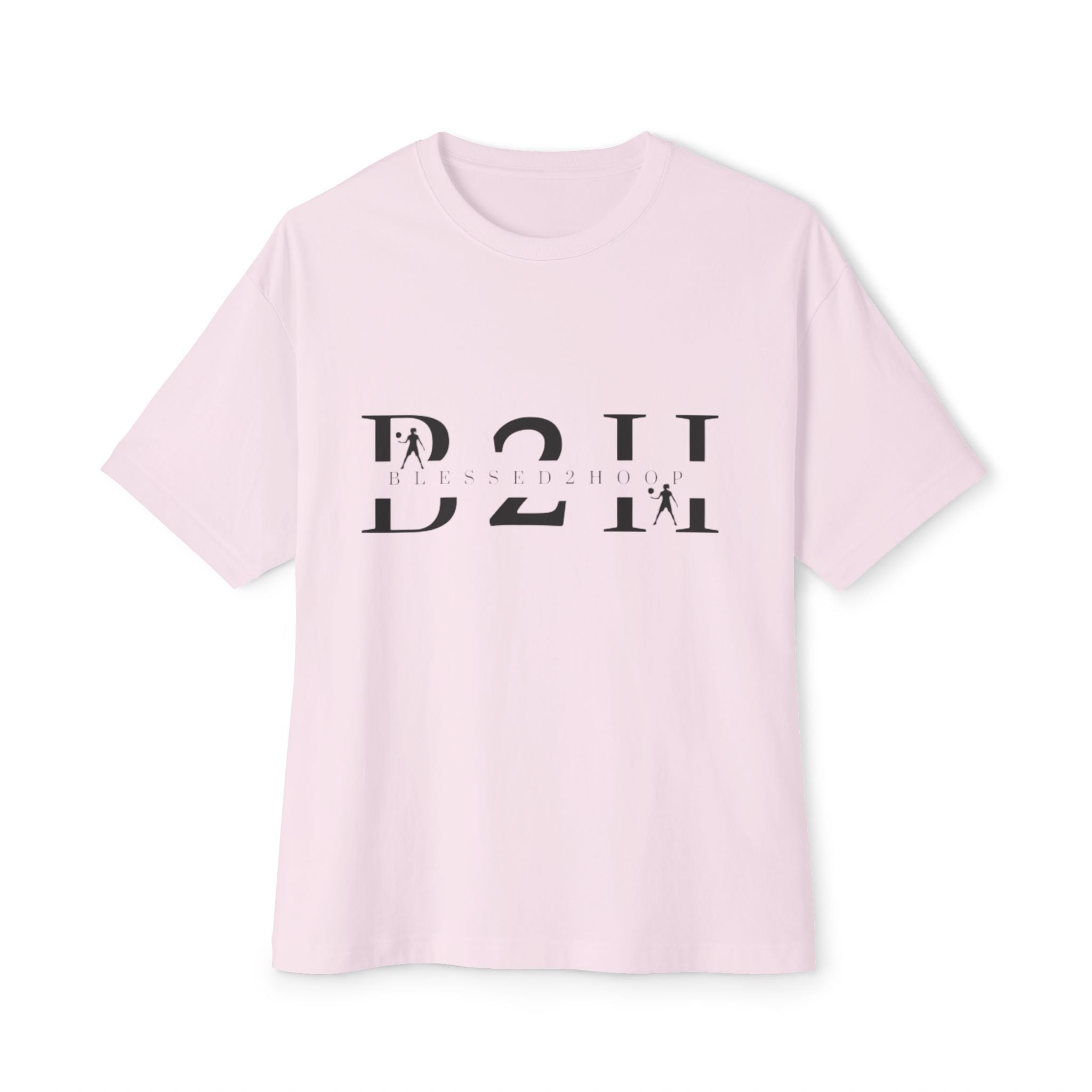 Unisex Boxy Tee - Blessed to Hoop, Trendy Oversized Shirt for Basketball Fans, Casual Wear, Gifts for Sports Enthusiasts, Streetwear Style