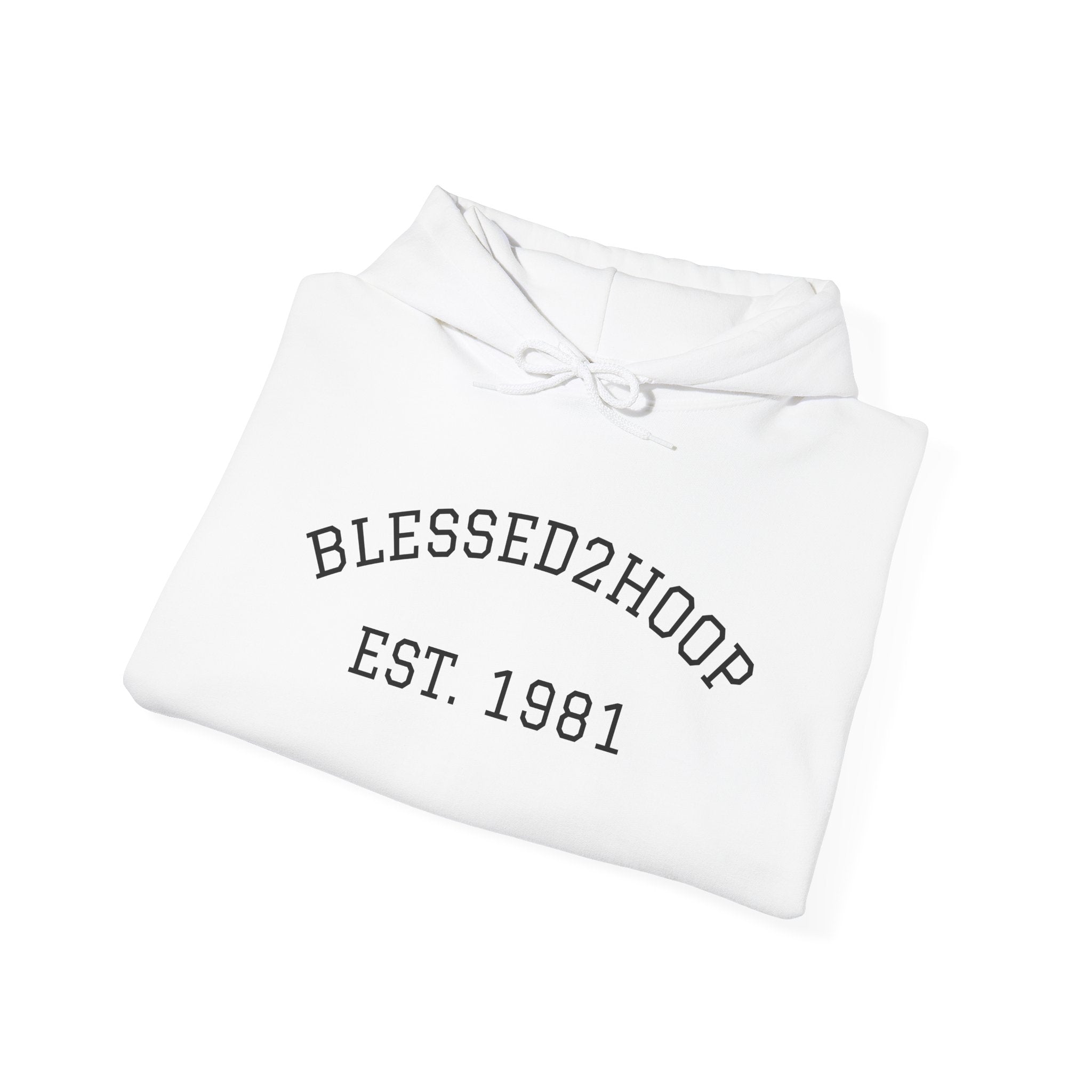 Blessed 2 Hoop Hoodie – Cozy Unisex Sweatshirt for Athletes, Basketball Lovers, and Everyday Comfort