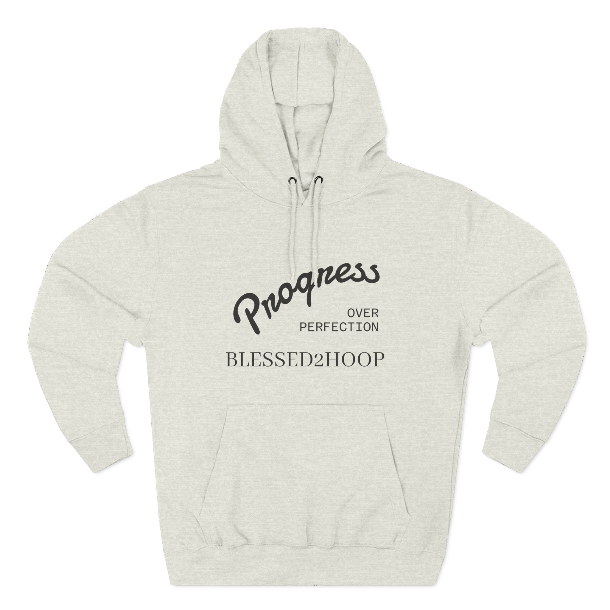 Three-Panel Fleece Hoodie