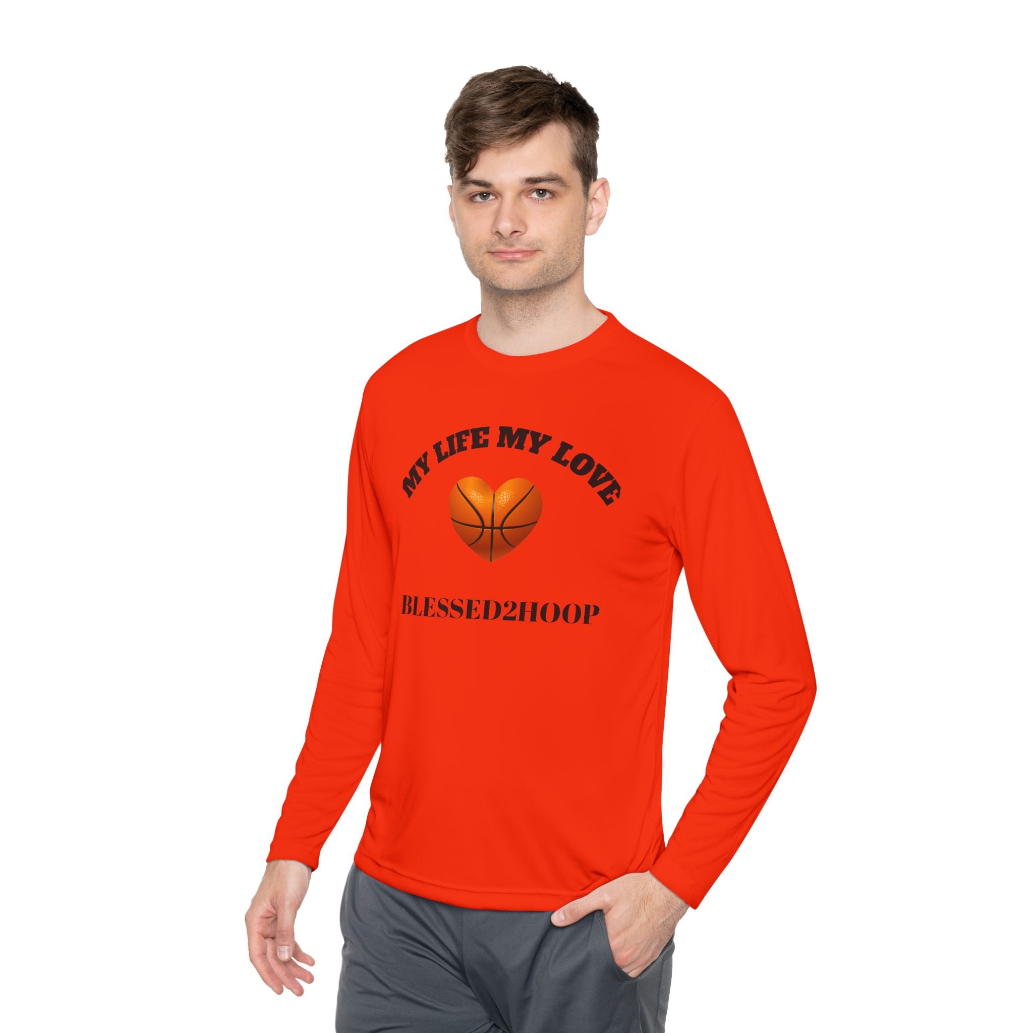 Unisex Basketball Long Sleeve Tee - Perfect Gift for Sports Lovers, Casual Wear, Team Spirit, Fitness Enthusiasts, Birthday