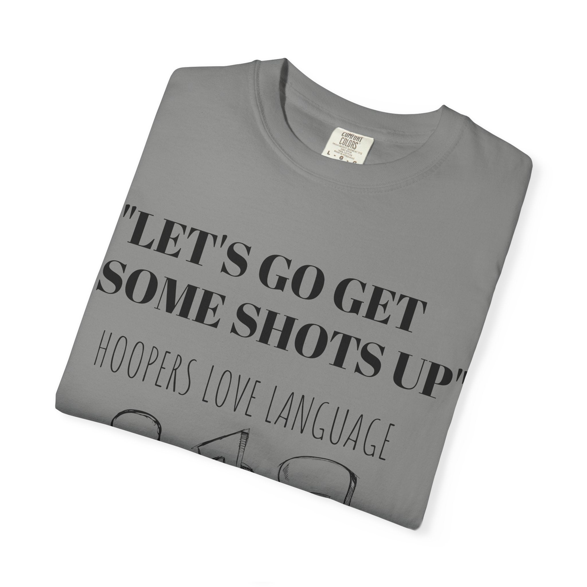 Basketball-Inspired T-shirt - Let's Go Get Shots Up, Sportswear, Gift for Hoopers, Unisex Tee, Casual Style