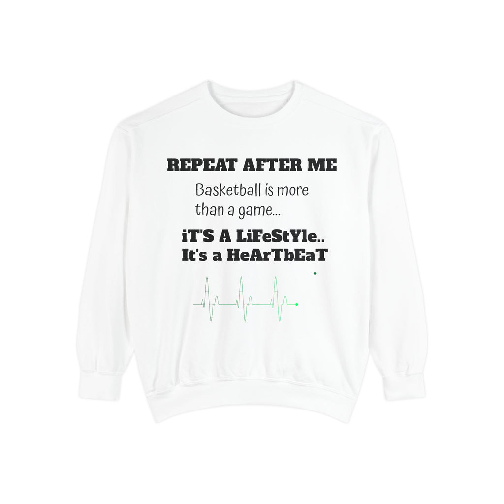 Basketball Lifestyle Sweatshirt, Unisex Garment-Dyed Crewneck Sweater, Sports Apparel, Unique Gift for Athletes, Casual Wear, [...]