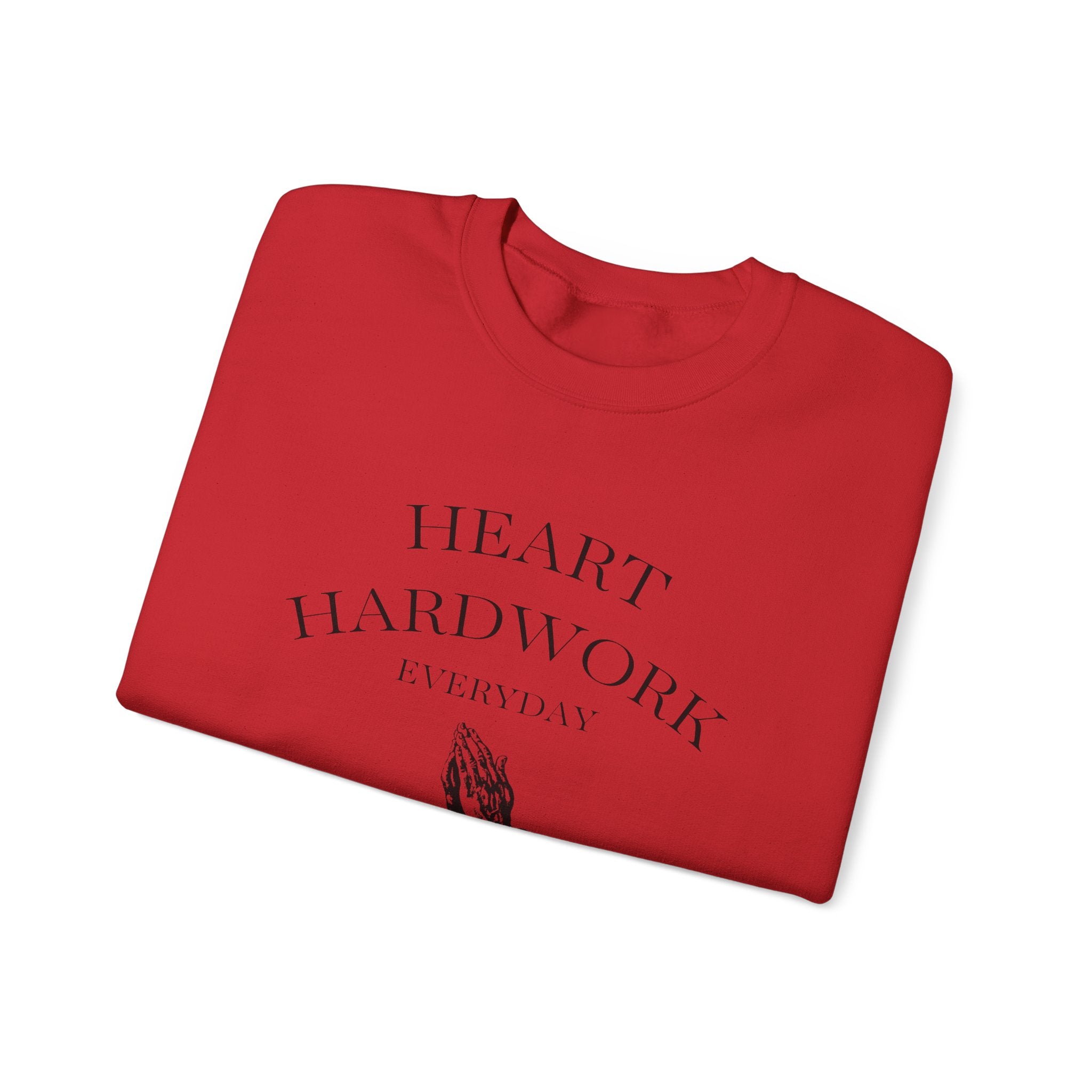 Heart Hardwork Unisex Crewneck Sweatshirt - Cozy Everyday Essential, Gift for Him/Her, Casual Style, Layering Must-Have