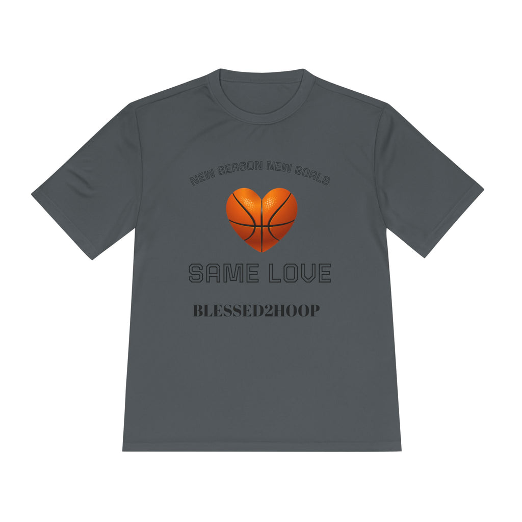 Unisex Basketball Motivational Tee - Same Love, Blessed2Hoop, Sportswear, Fitness Gift, Athletic Apparel, Team Spirit Shirt
