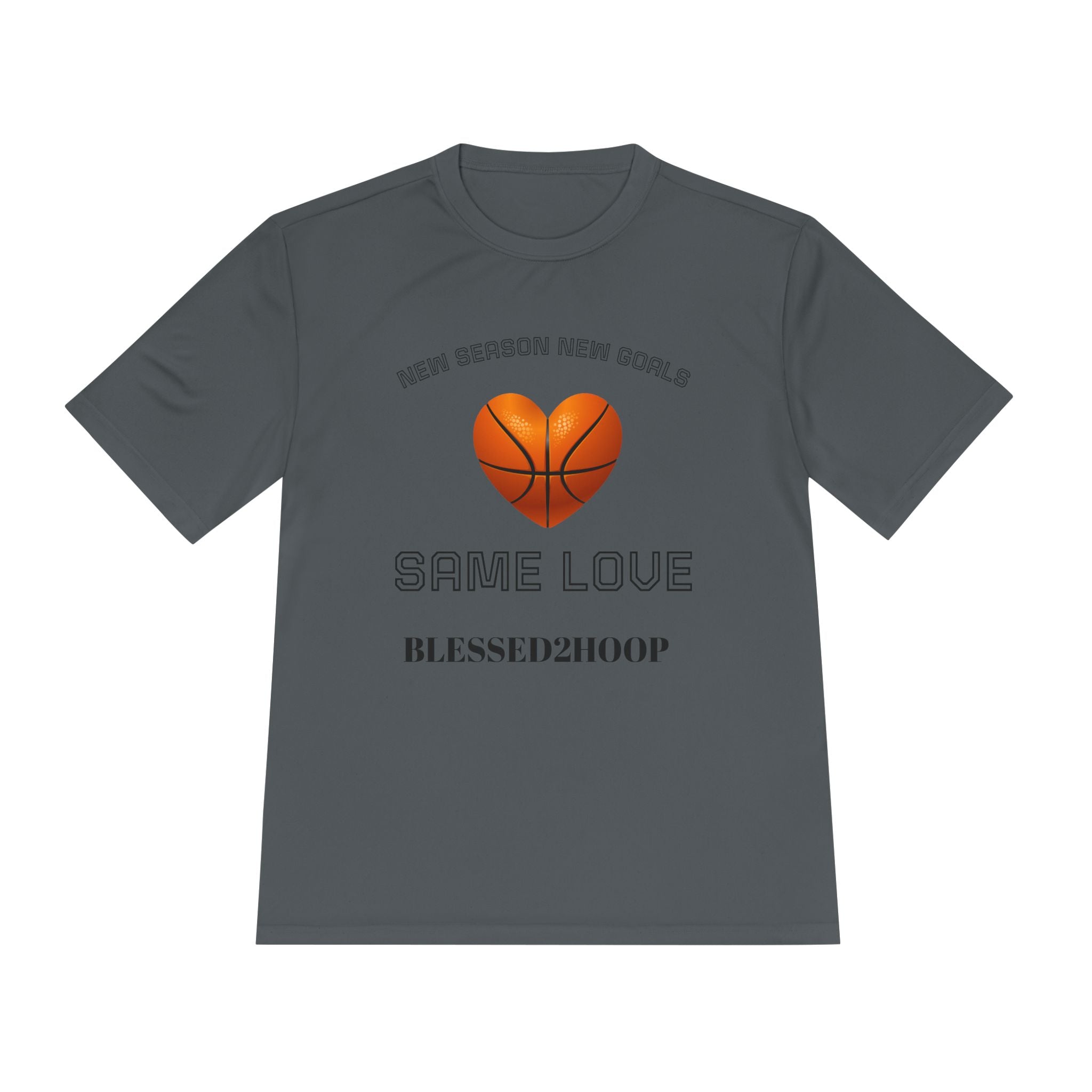 Unisex Basketball Motivational Tee - Same Love, Blessed2Hoop, Sportswear, Fitness Gift, Athletic Apparel, Team Spirit Shirt