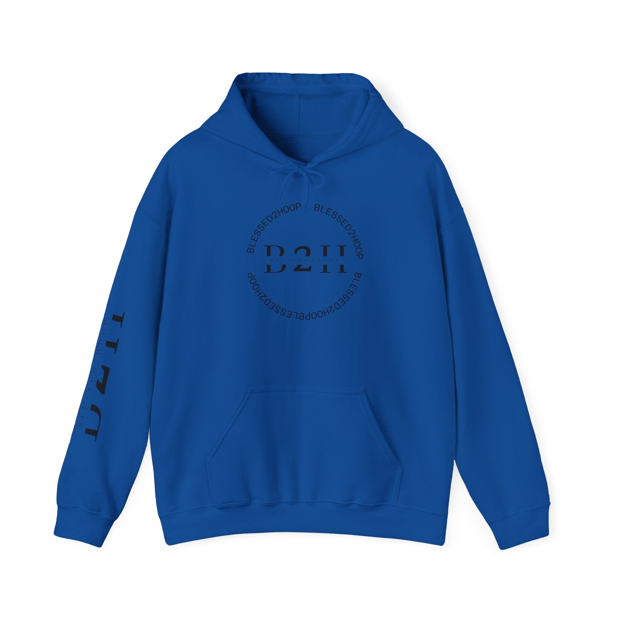 Minimalist Unisex Hoodie with B2H Design, Cozy Sweatshirt, Stylish Layering Piece, Perfect for Gifting, Casual Wear, Year-Round Comfort