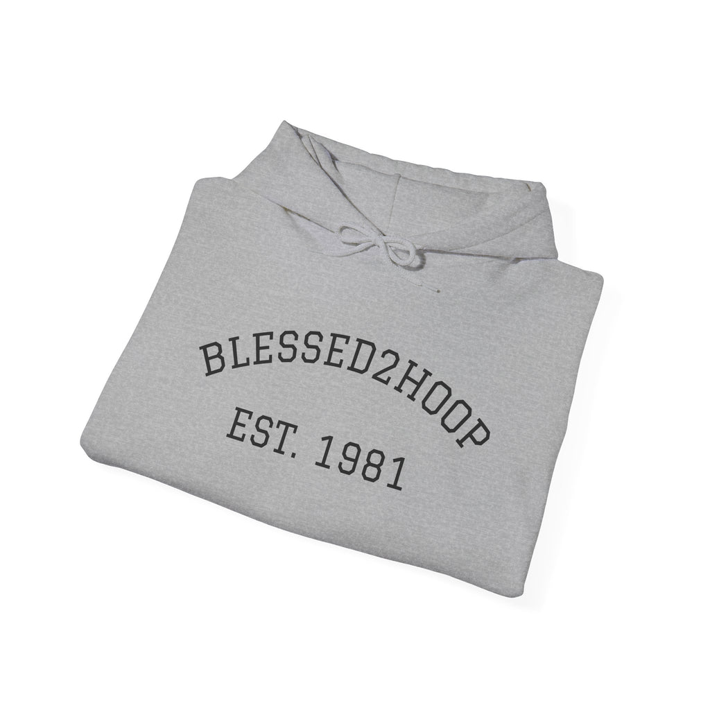 Blessed 2 Hoop Hoodie – Cozy Unisex Sweatshirt for Athletes, Basketball Lovers, and Everyday Comfort