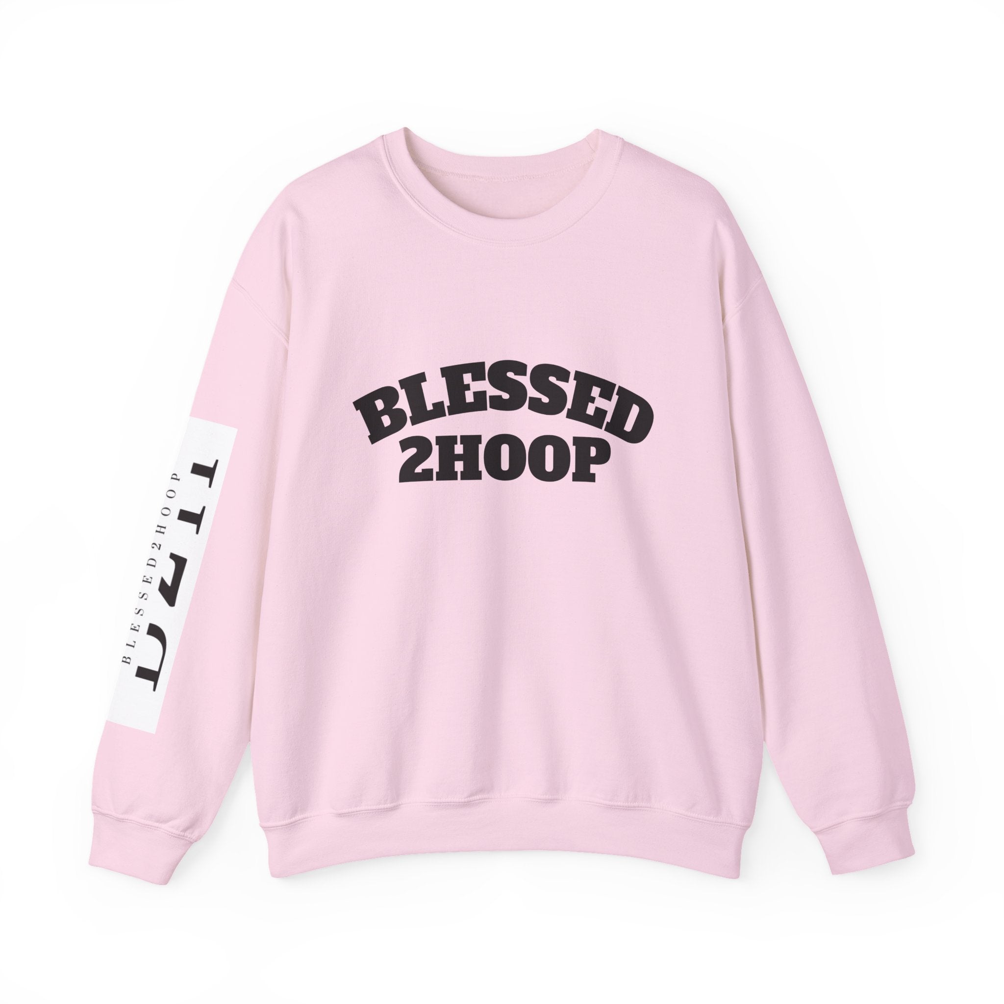 Blessed 2 Hoop Sweatshirt - Unisex Heavy Blend Crewneck, Comfortable, Casual Wear, Perfect for Athletes, Gifts for Basketball Lovers
