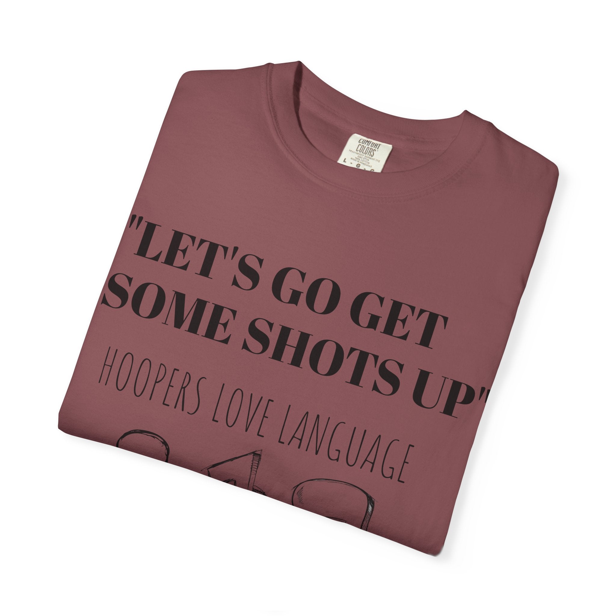 Basketball-Inspired T-shirt - Let's Go Get Shots Up, Sportswear, Gift for Hoopers, Unisex Tee, Casual Style