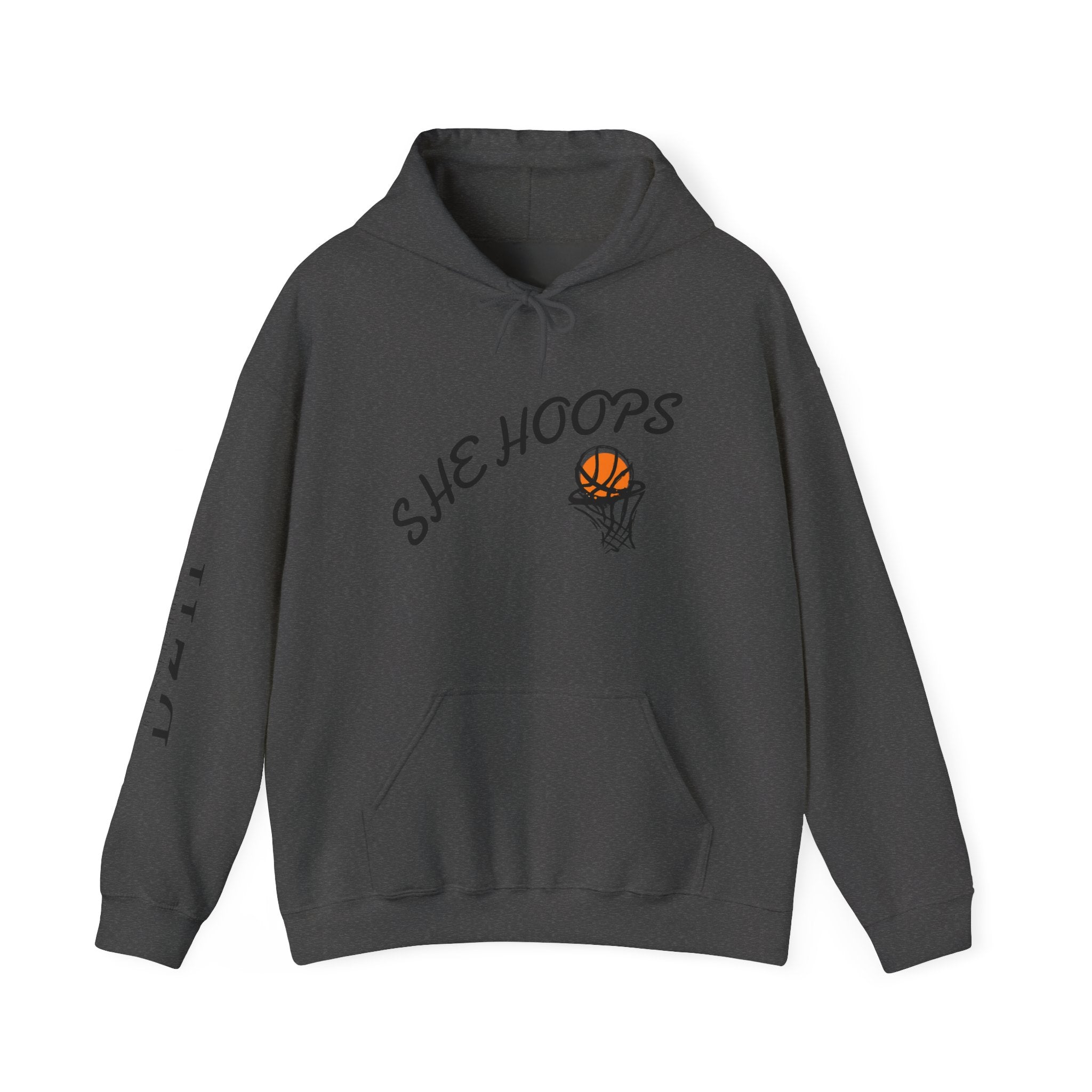She Hoops Unisex Heavy Blend™ Hoodie - Perfect for Basketball Lovers, Sports Fans, Gift for Her, Athleisure Wear, Cozy Streetwear