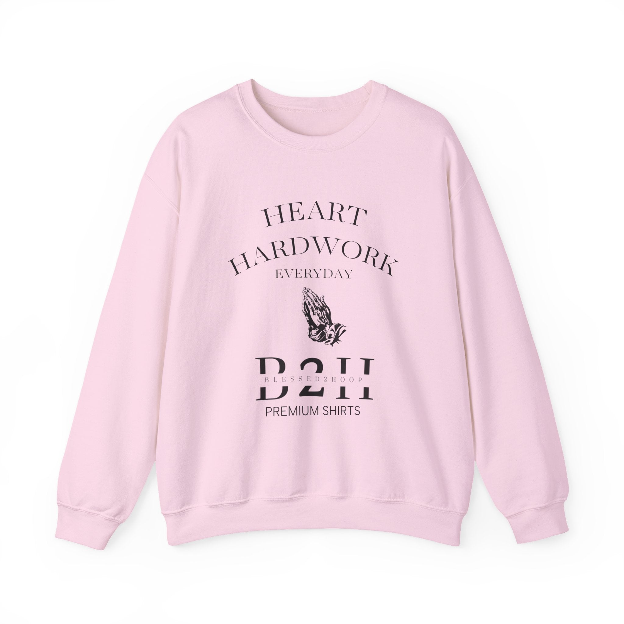 Heart Hardwork Unisex Crewneck Sweatshirt - Cozy Everyday Essential, Gift for Him/Her, Casual Style, Layering Must-Have