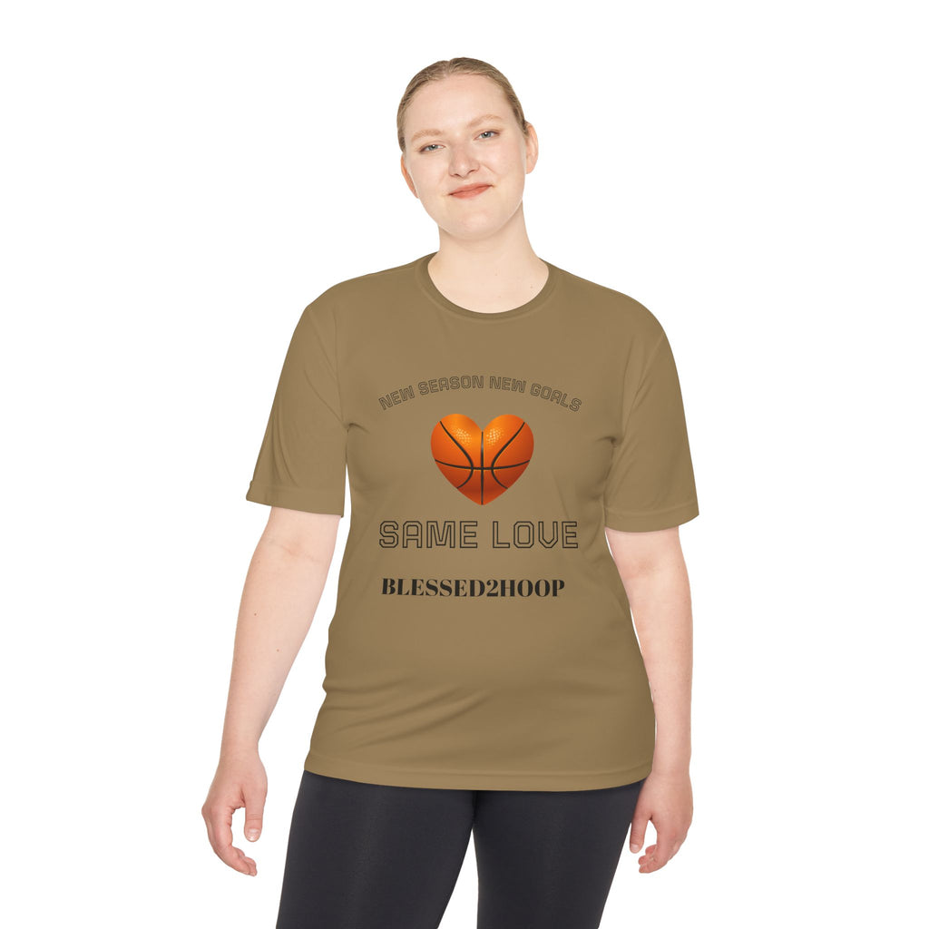 Unisex Basketball Motivational Tee - Same Love, Blessed2Hoop, Sportswear, Fitness Gift, Athletic Apparel, Team Spirit Shirt