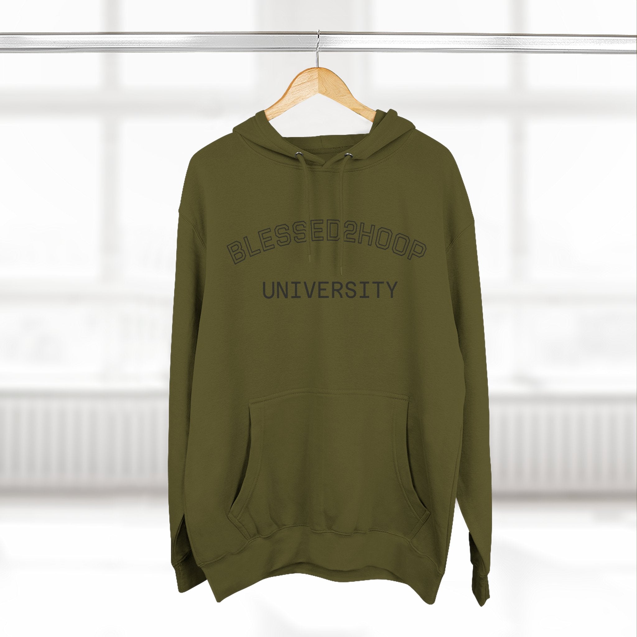 Blessed 2 Hoop University Hoodie - Cozy Fleece Pullover for Basketball Lovers, Casual Wear, Gift for Sports Events, College Apparel, [...]