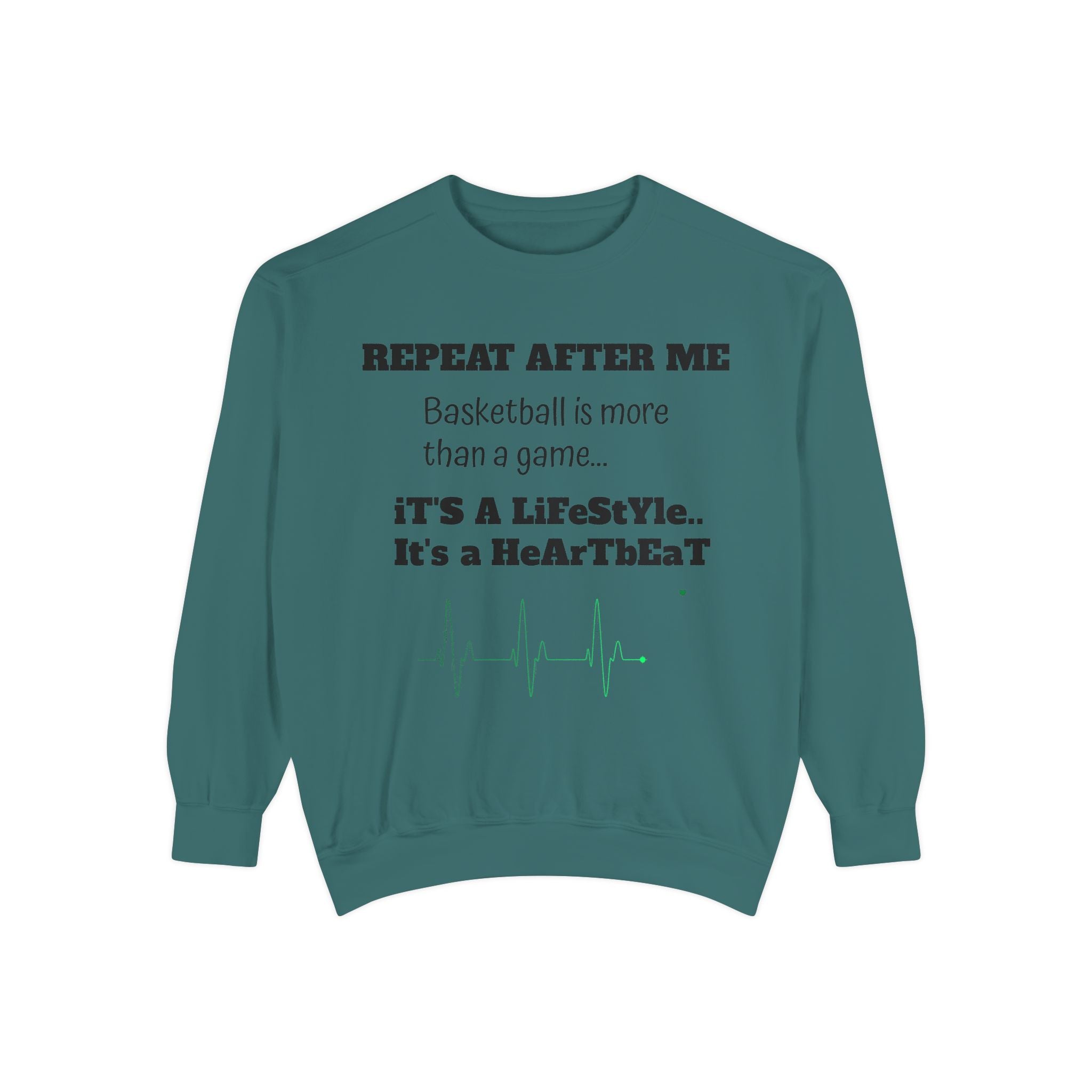 Basketball Lifestyle Sweatshirt, Unisex Garment-Dyed Crewneck Sweater, Sports Apparel, Unique Gift for Athletes, Casual Wear, [...]