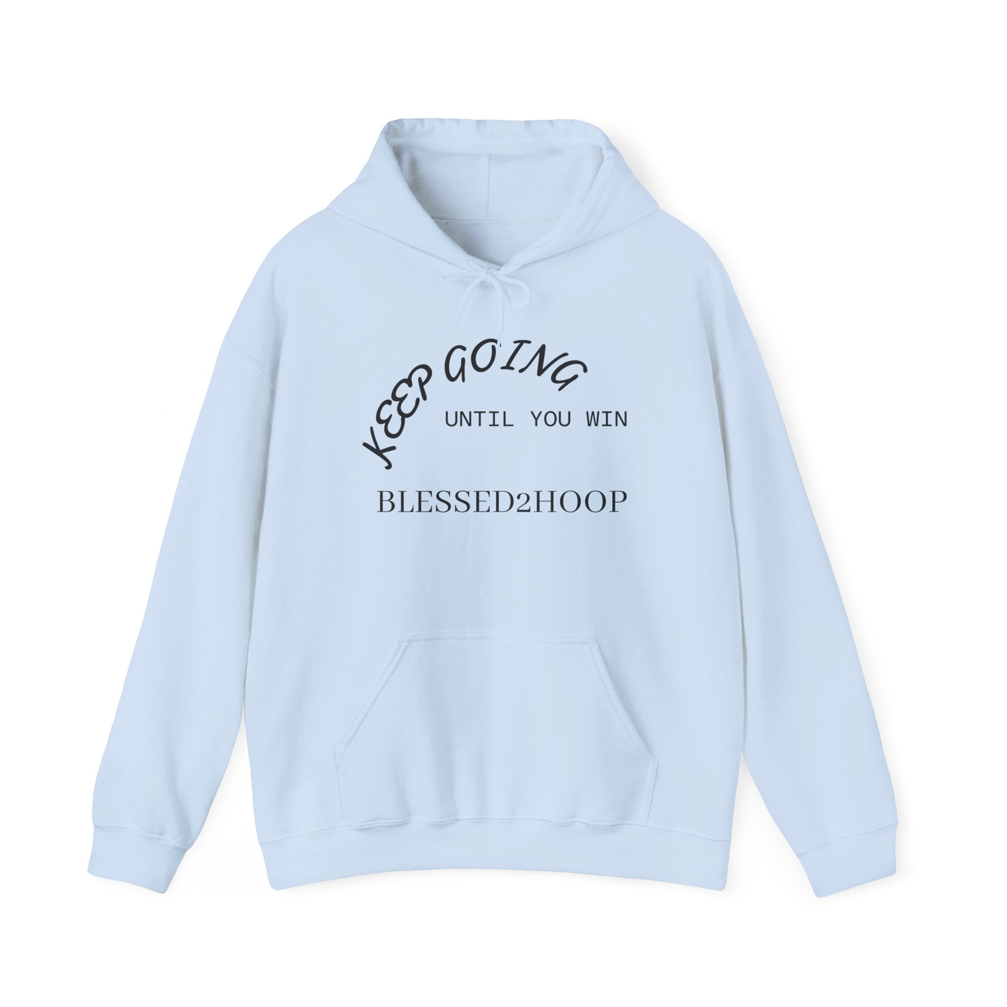 Motivational Hooded Sweatshirt - Keep Going Until You Win, Fitness Apparel, Unisex Hoodie, Inspirational Gifts, Cozy Activewear, [...]